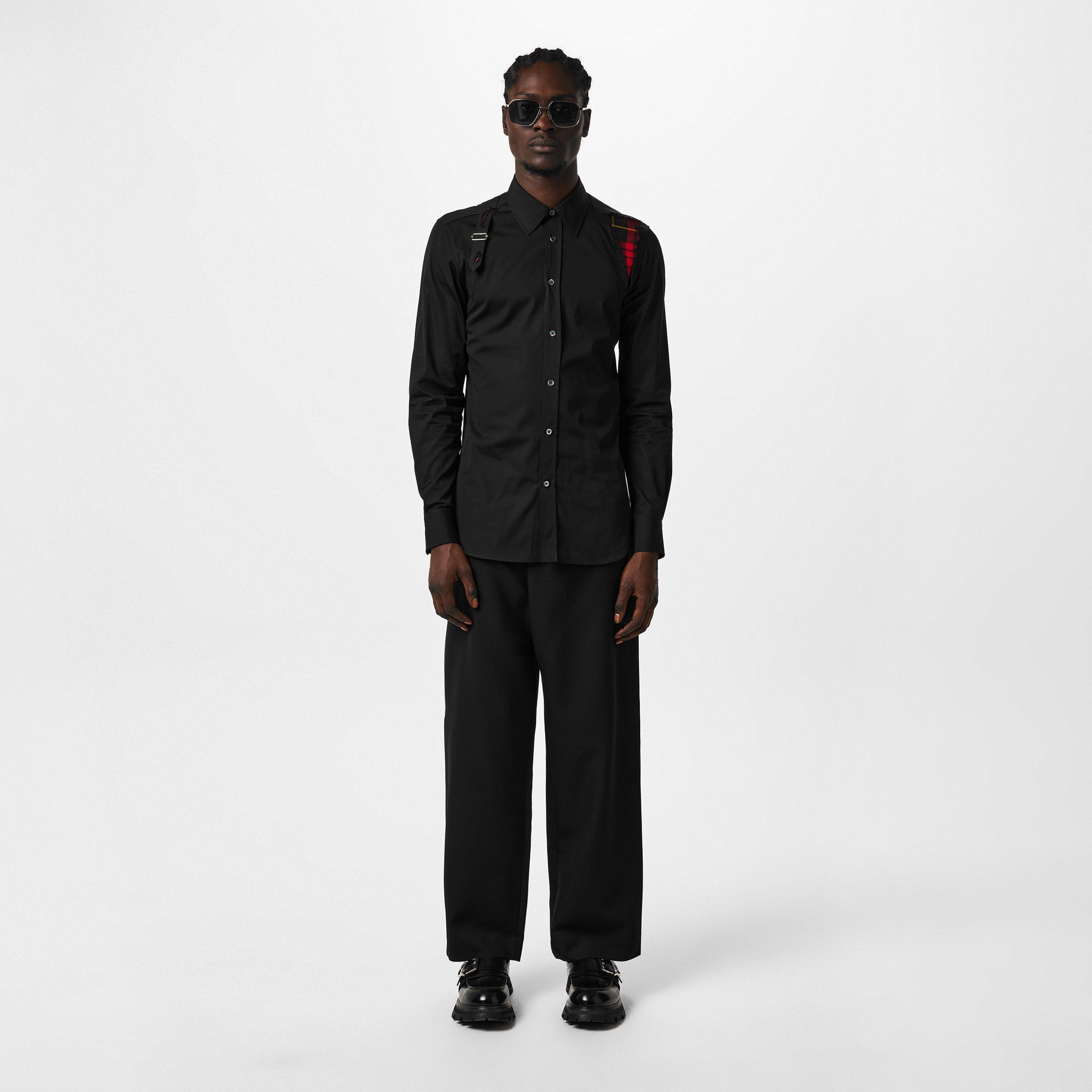 Black - Alexander McQueen - Silver Buckle Detail Shirt - 4