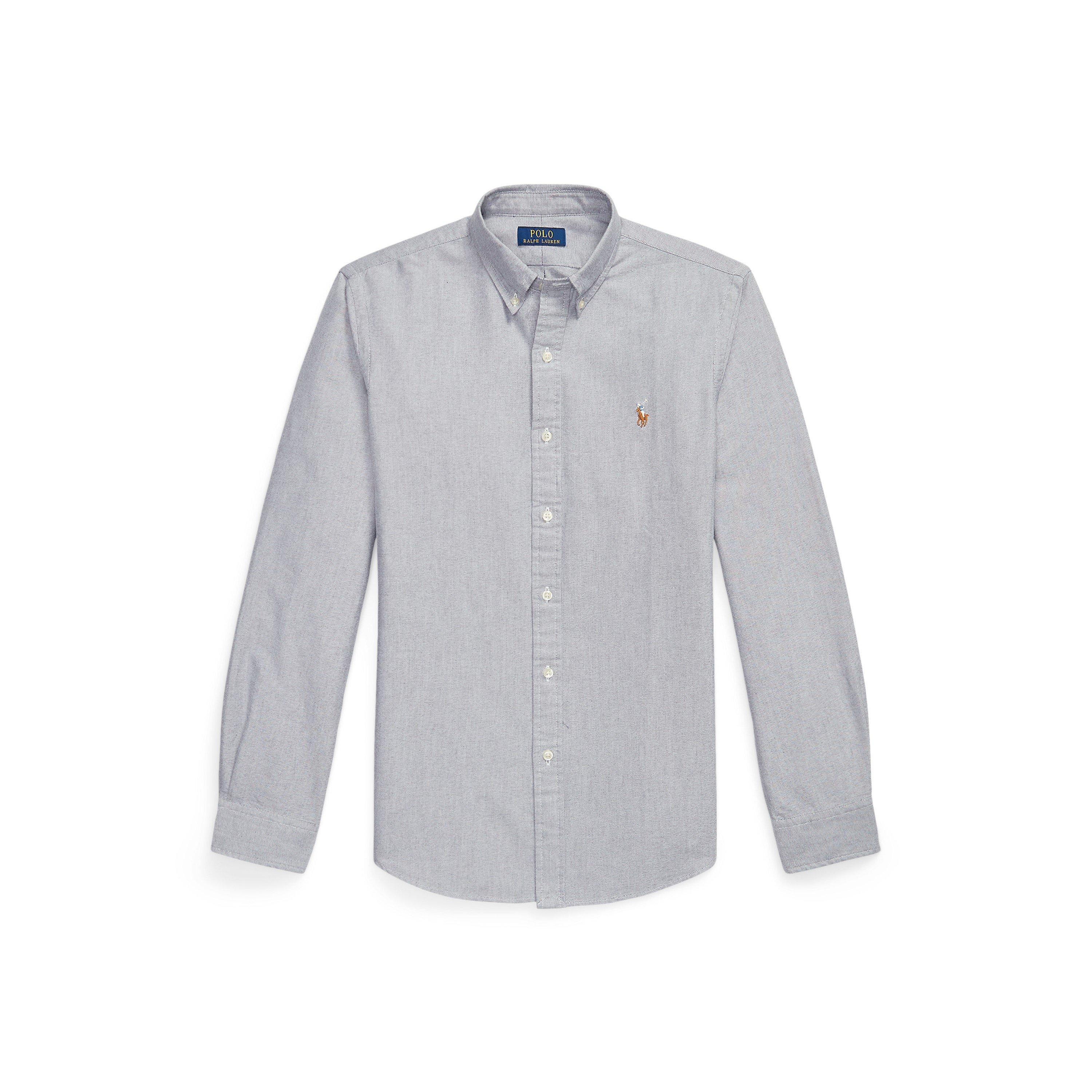 Men's Slim Fit Oxford Long Sleeve Shirt