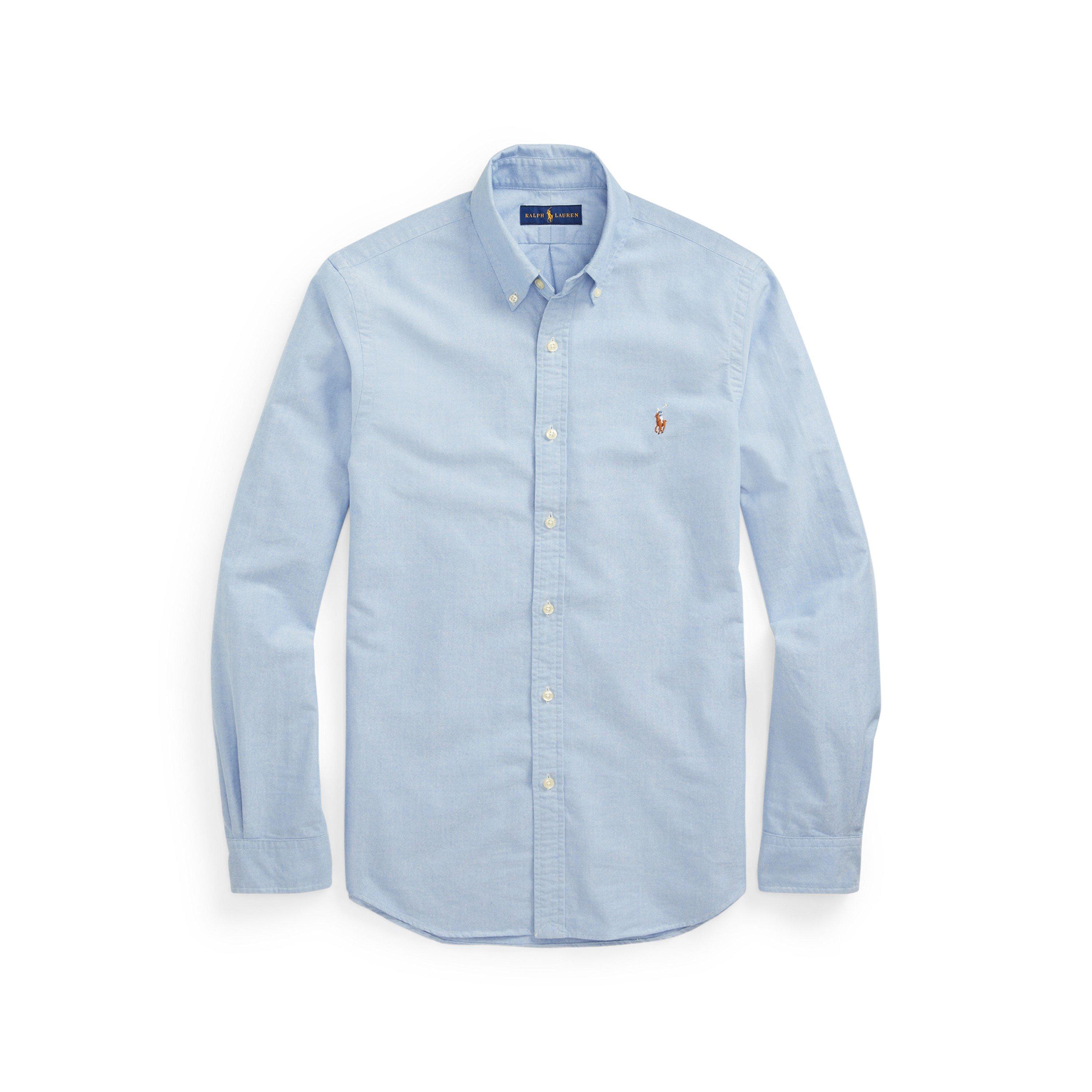 Polo Ralph Lauren Men's Slim Fit Oxford Long Sleeve Shirt - Blue - 2XL