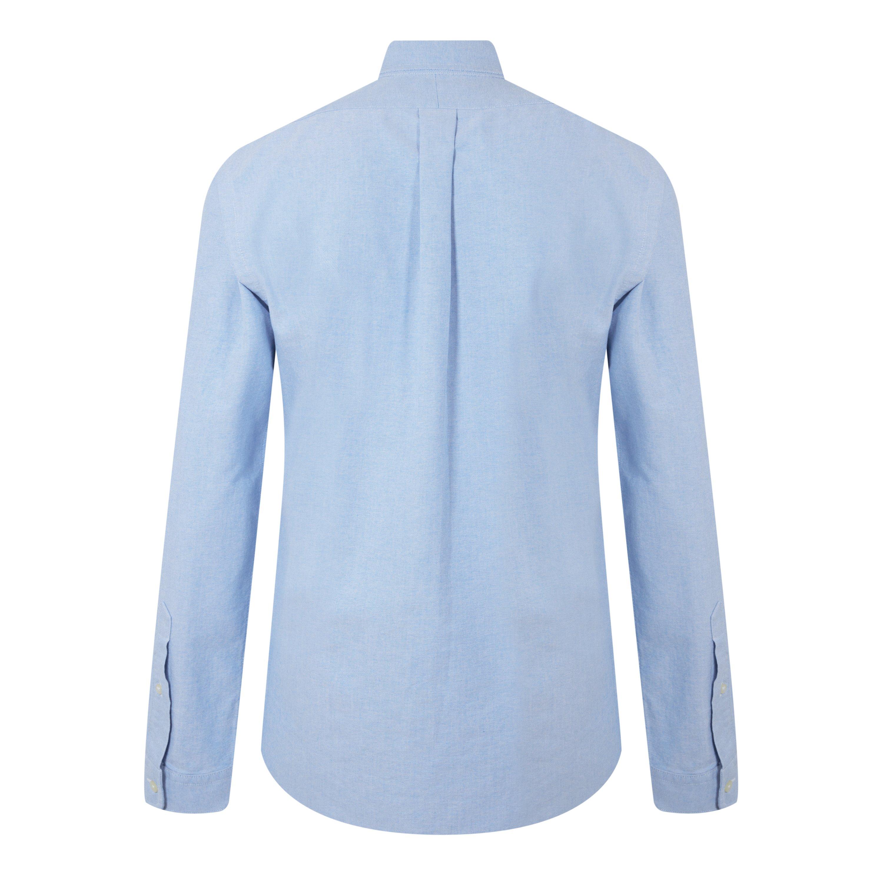 Blue - Polo Ralph Lauren - Men's Slim Fit Oxford Long Sleeve Shirt - 2