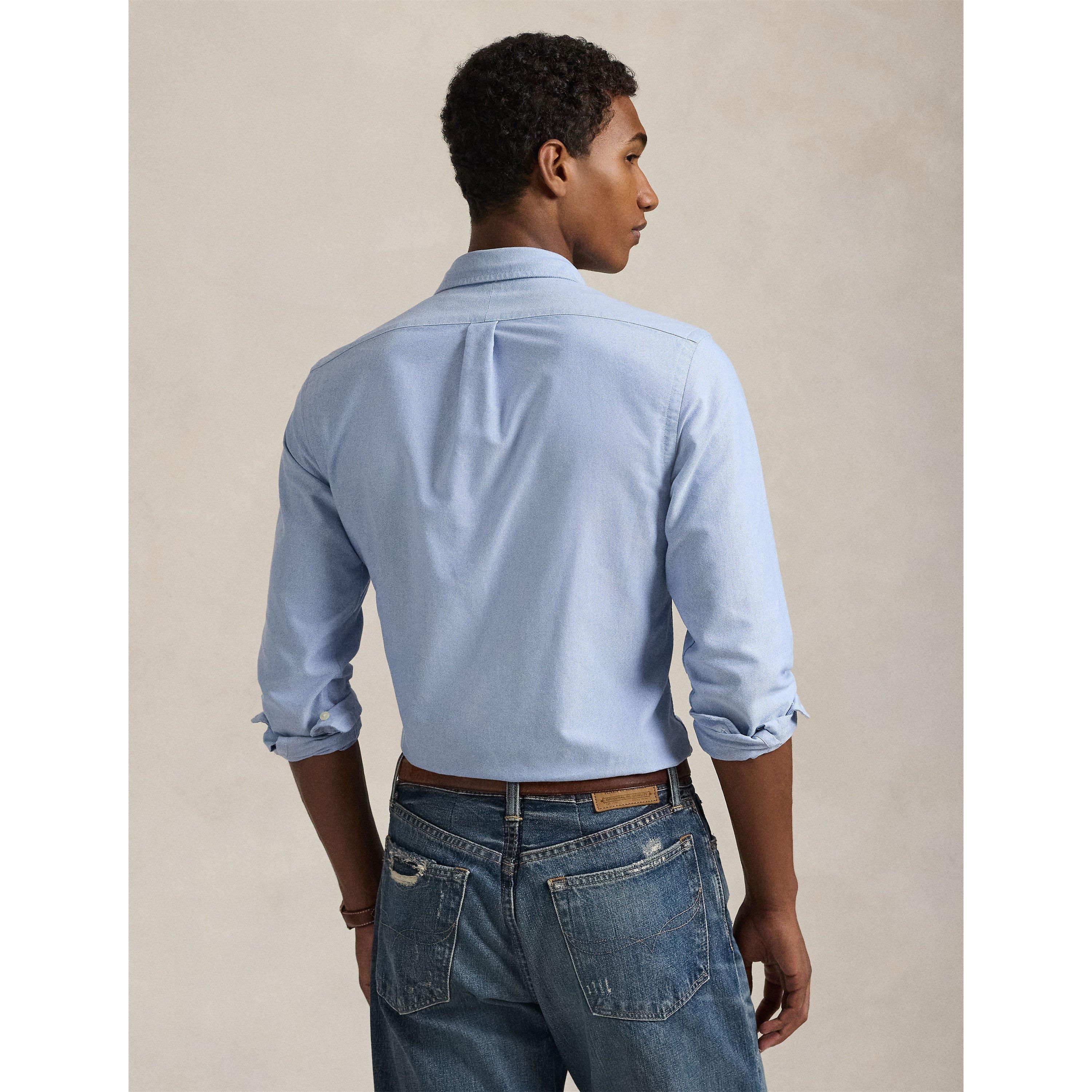 ralph lauren slim dress shirt Fit Wrinkle Free Stretch this button Polo Ralph Lauren 'Oxford' Shirt