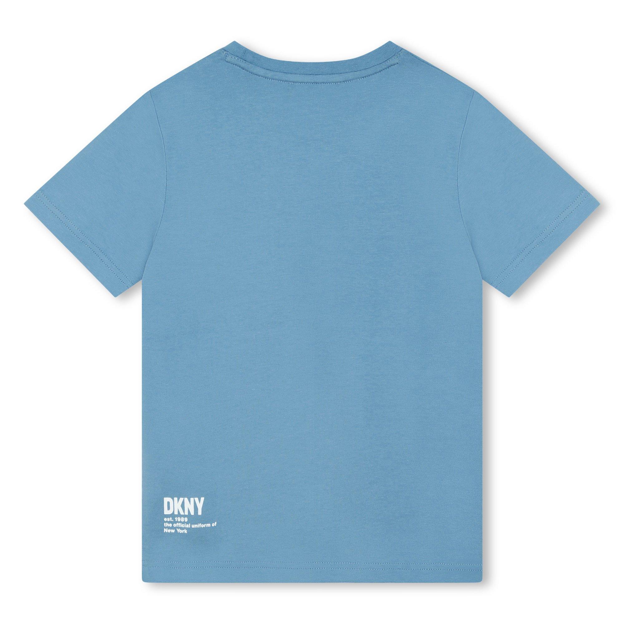 Azul pálido 77G - DKNY - Kids' Small Logo Regular Fit T-Shirt - 2