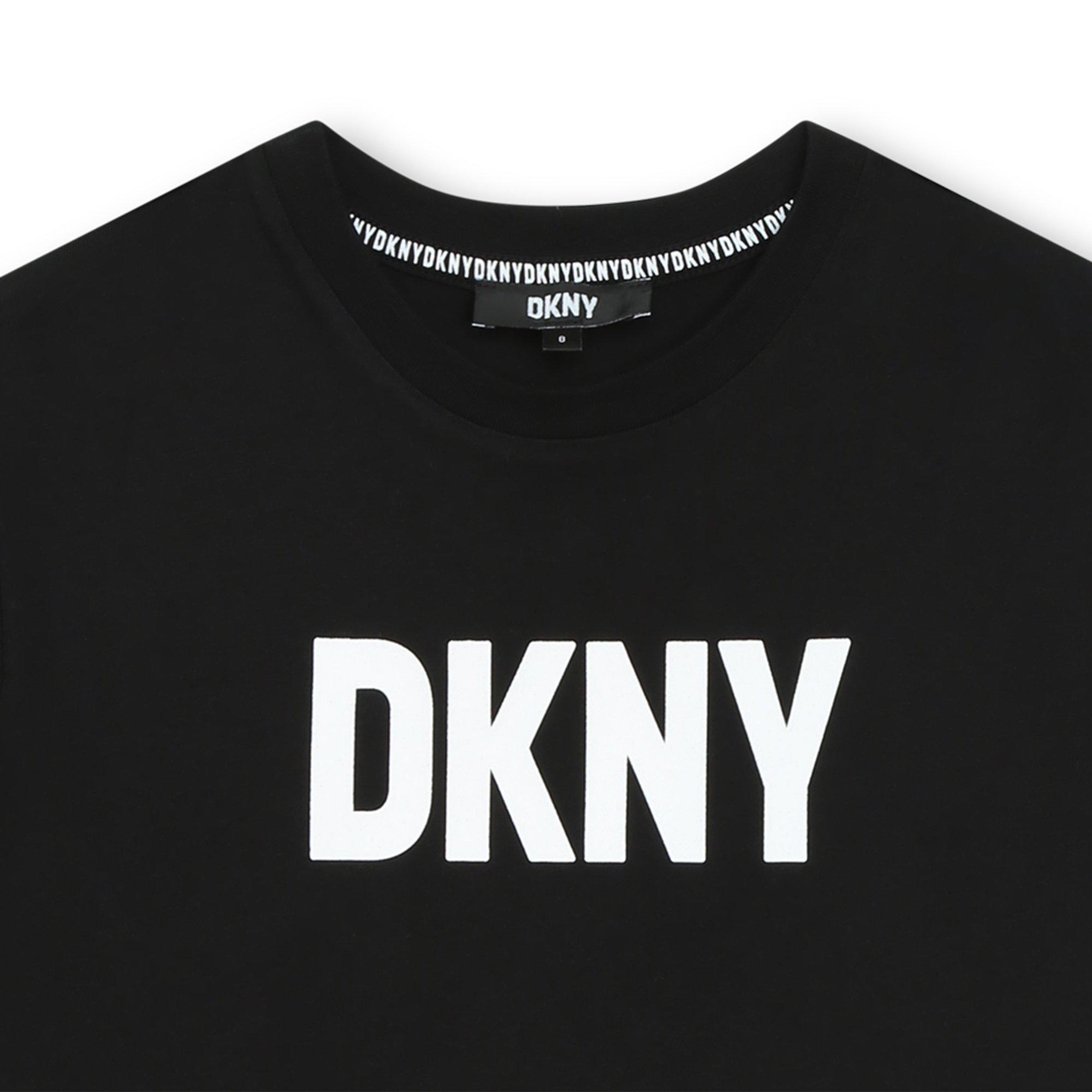 Black 09B - DKNY - Kids' Logo T-Shirt - 3