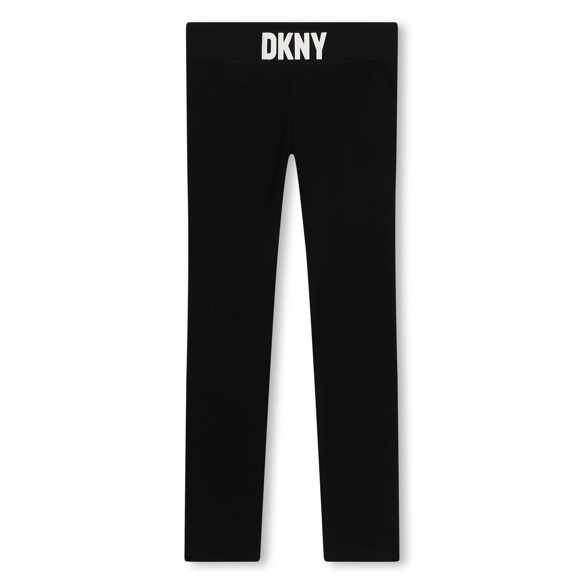 Black 09B - DKNY - Kids' Leggings - 1