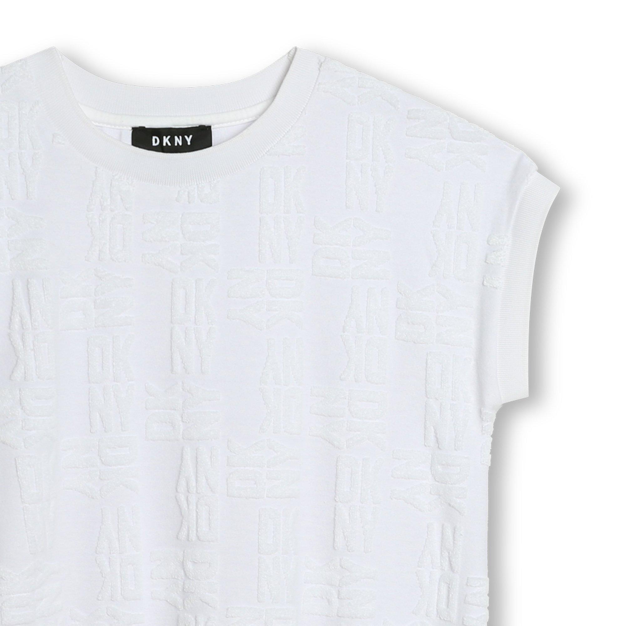 White 10P - DKNY - Kids' Logo T-Shirt Dress - 3