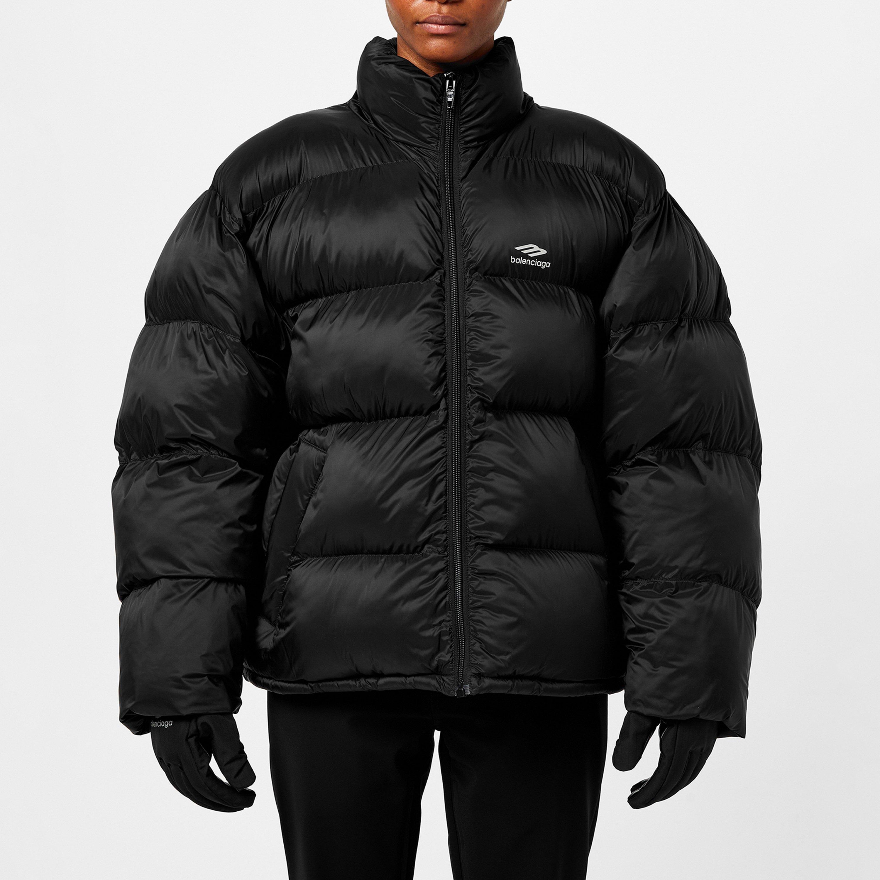 Balenciaga 3b Sports Icon Ski Puffer Jacket Short Puffer
