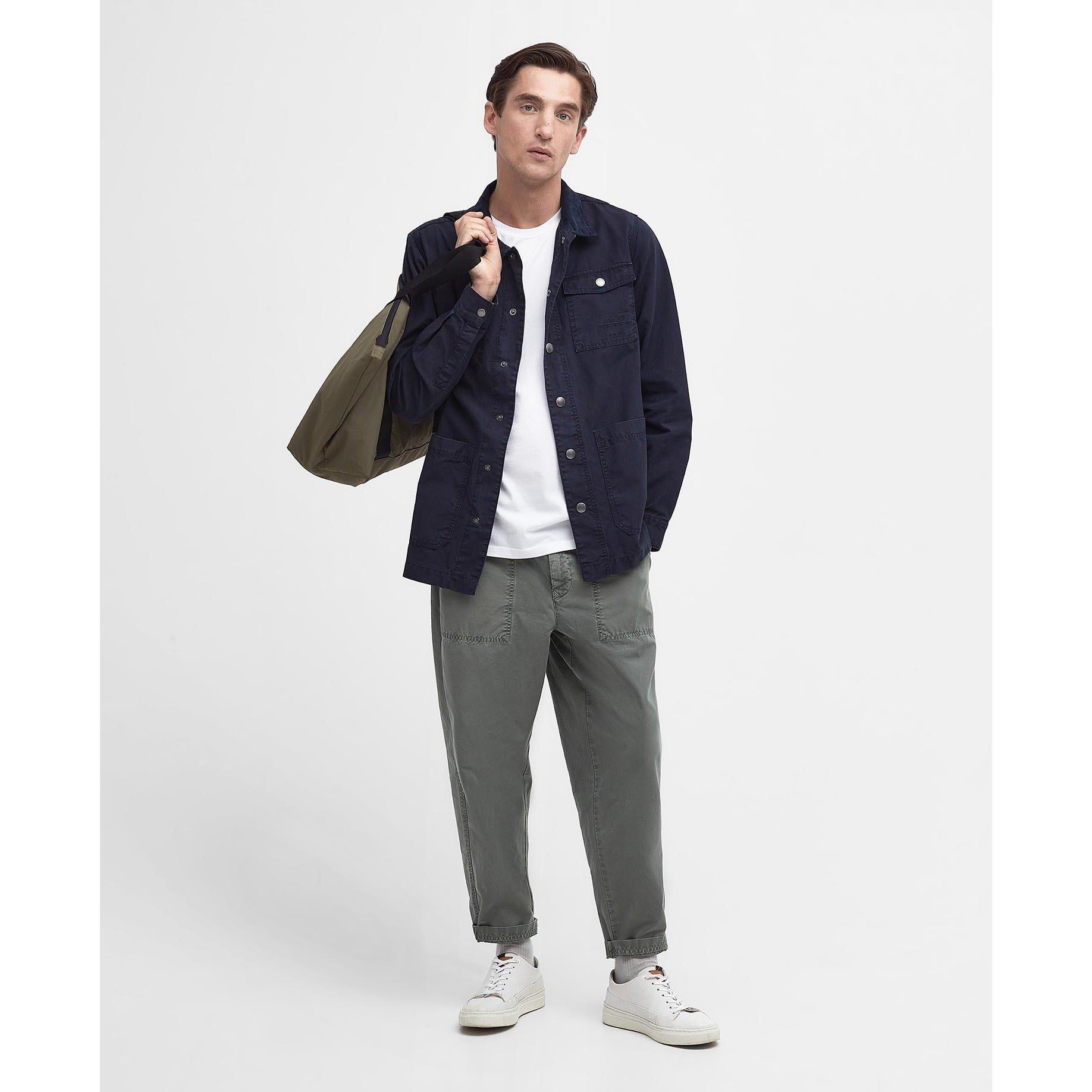 Navy NY91 - Barbour - Grindle Overshirt - 3