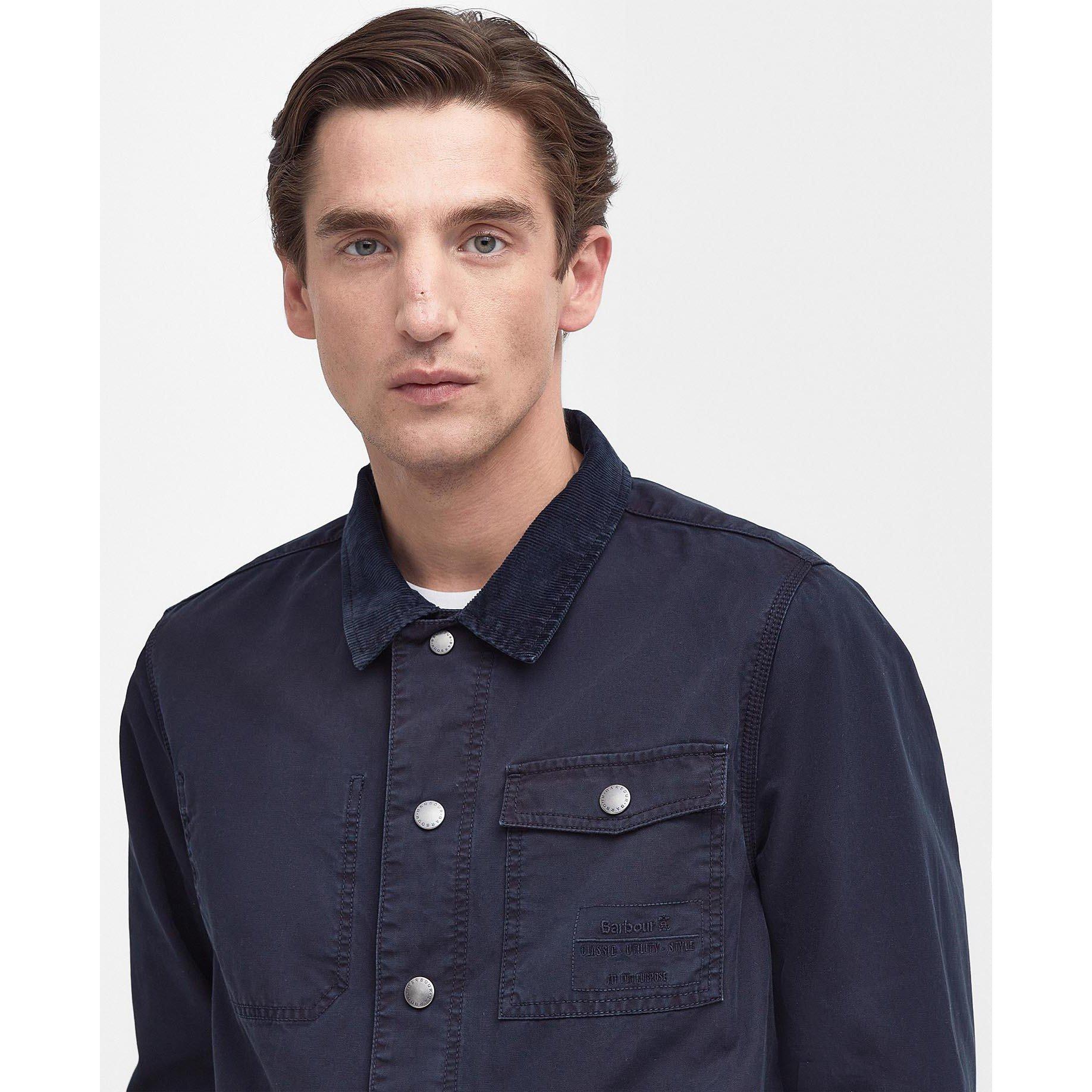 Navy NY91 - Barbour - Grindle Overshirt - 4