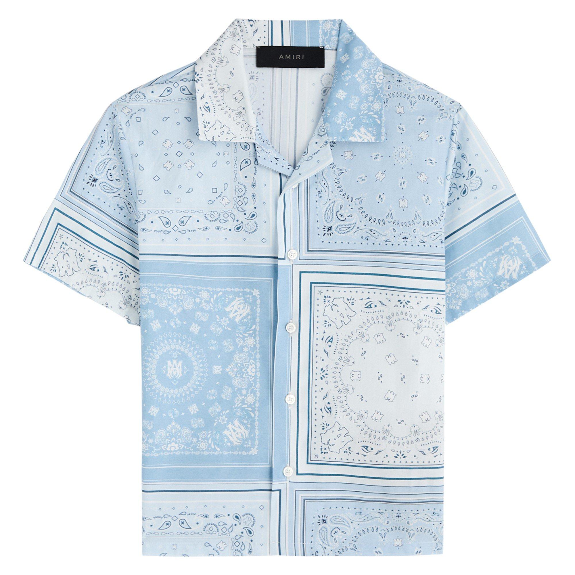 BLUE LIGHT - Amiri - AMIRI BANDANA SHIRT09