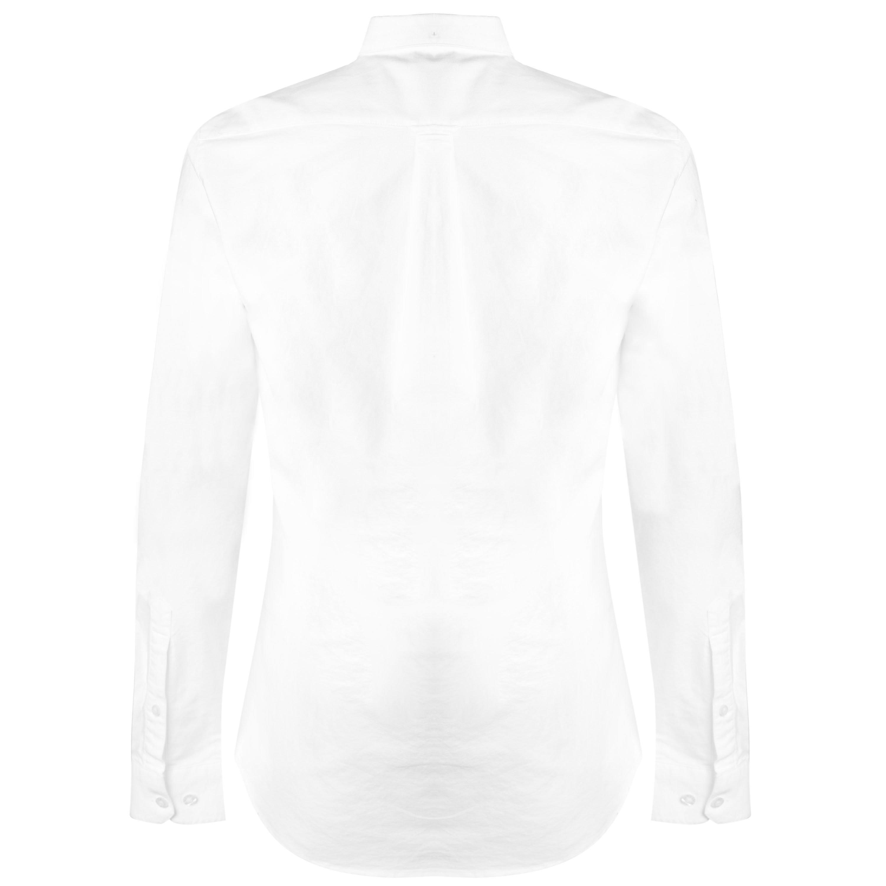 White 104 - Farah - Oxford Long Sleeve Shirt - 6