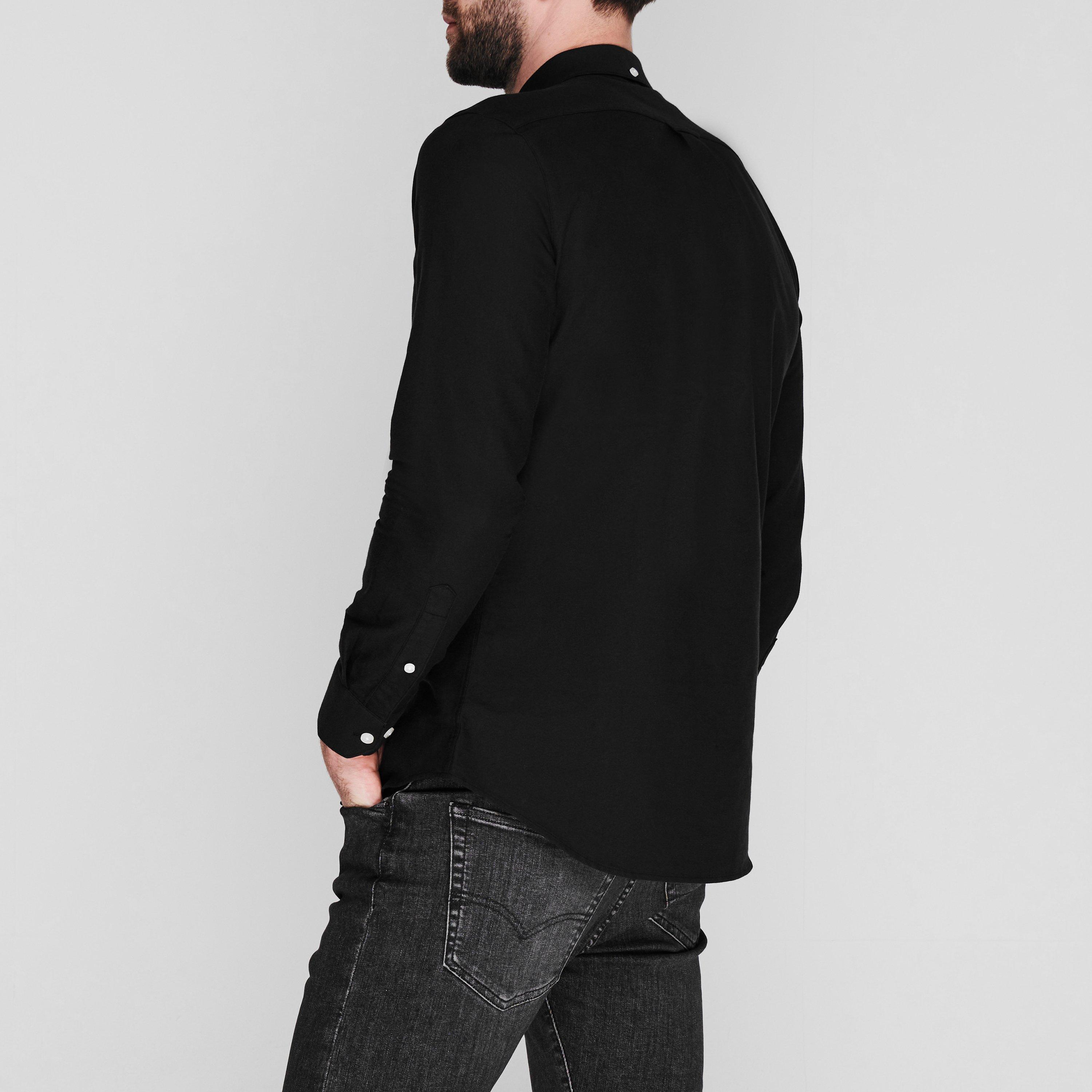 Sort 010 - Farah - Oxford Long Sleeve Shirt - 4