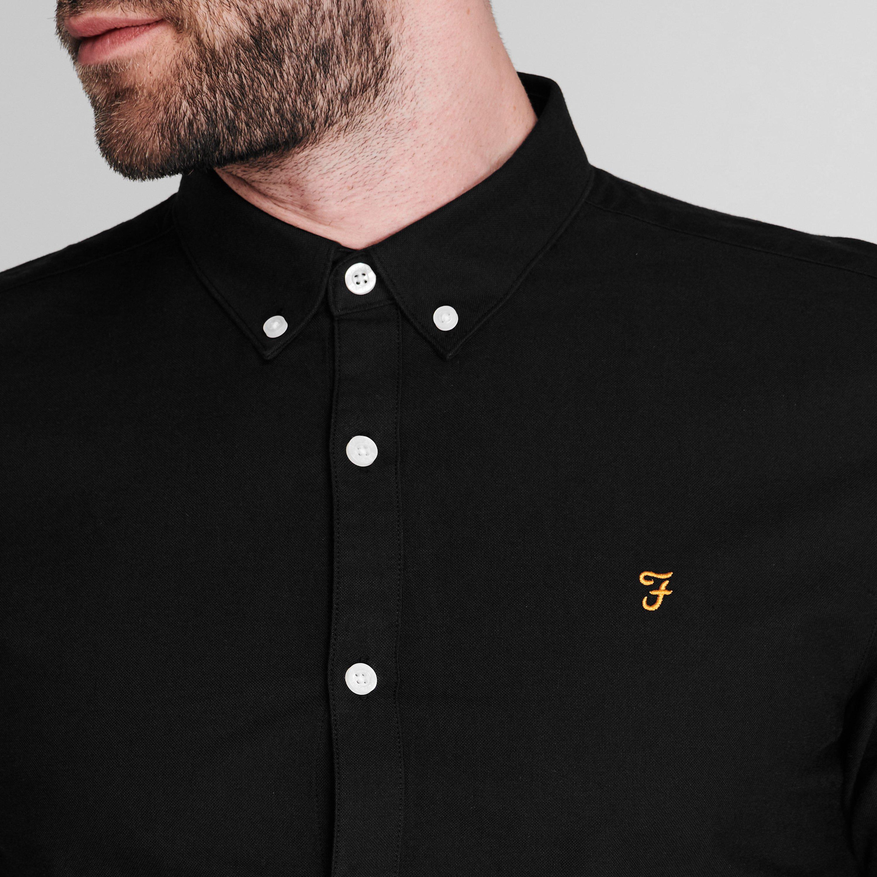 Sort 010 - Farah - Oxford Long Sleeve Shirt - 7