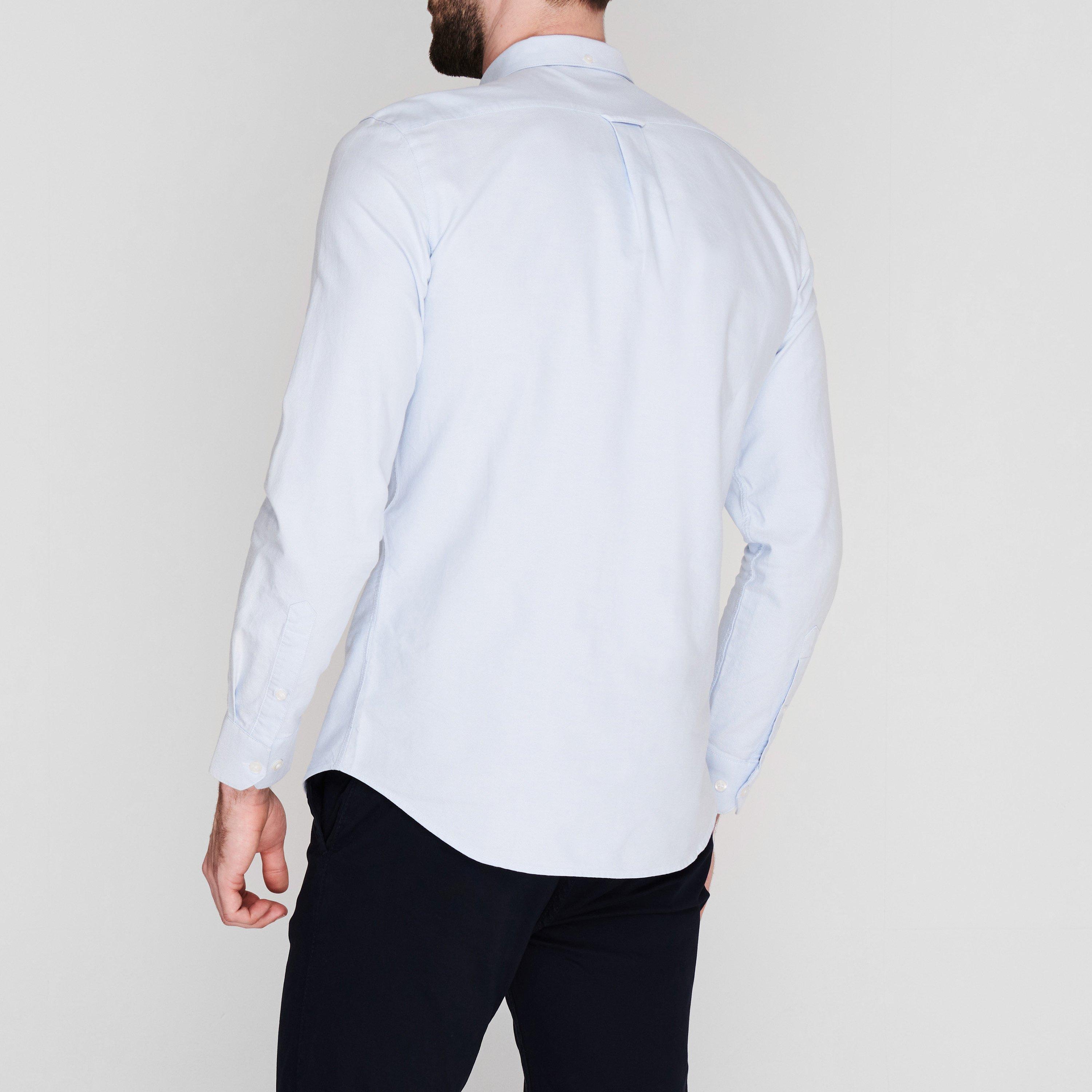 Himmelblau 468 - Farah - Oxford Long Sleeve Shirt - 4