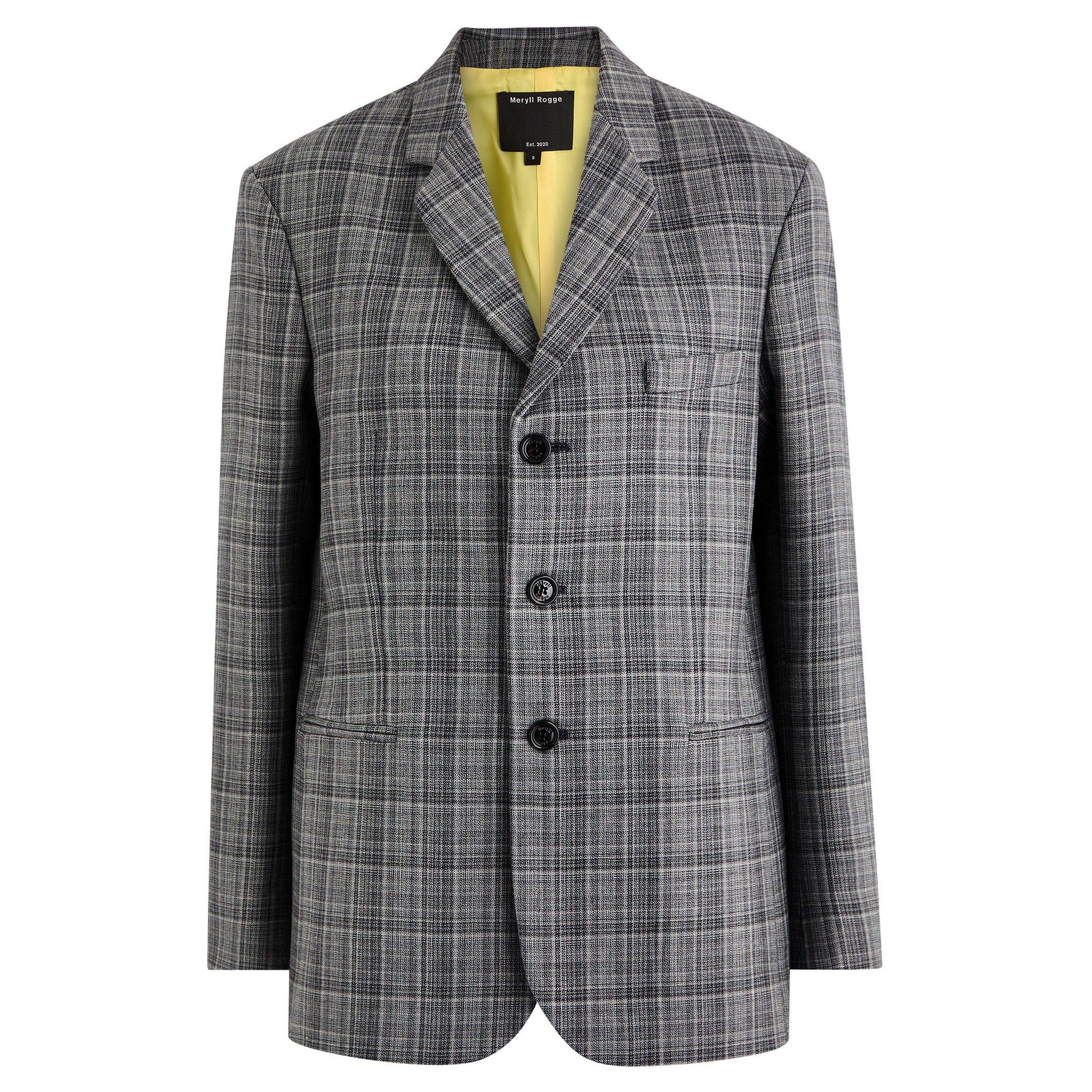 GREY AND OTHER - Meryll Rogge - CHECKED BLAZER
