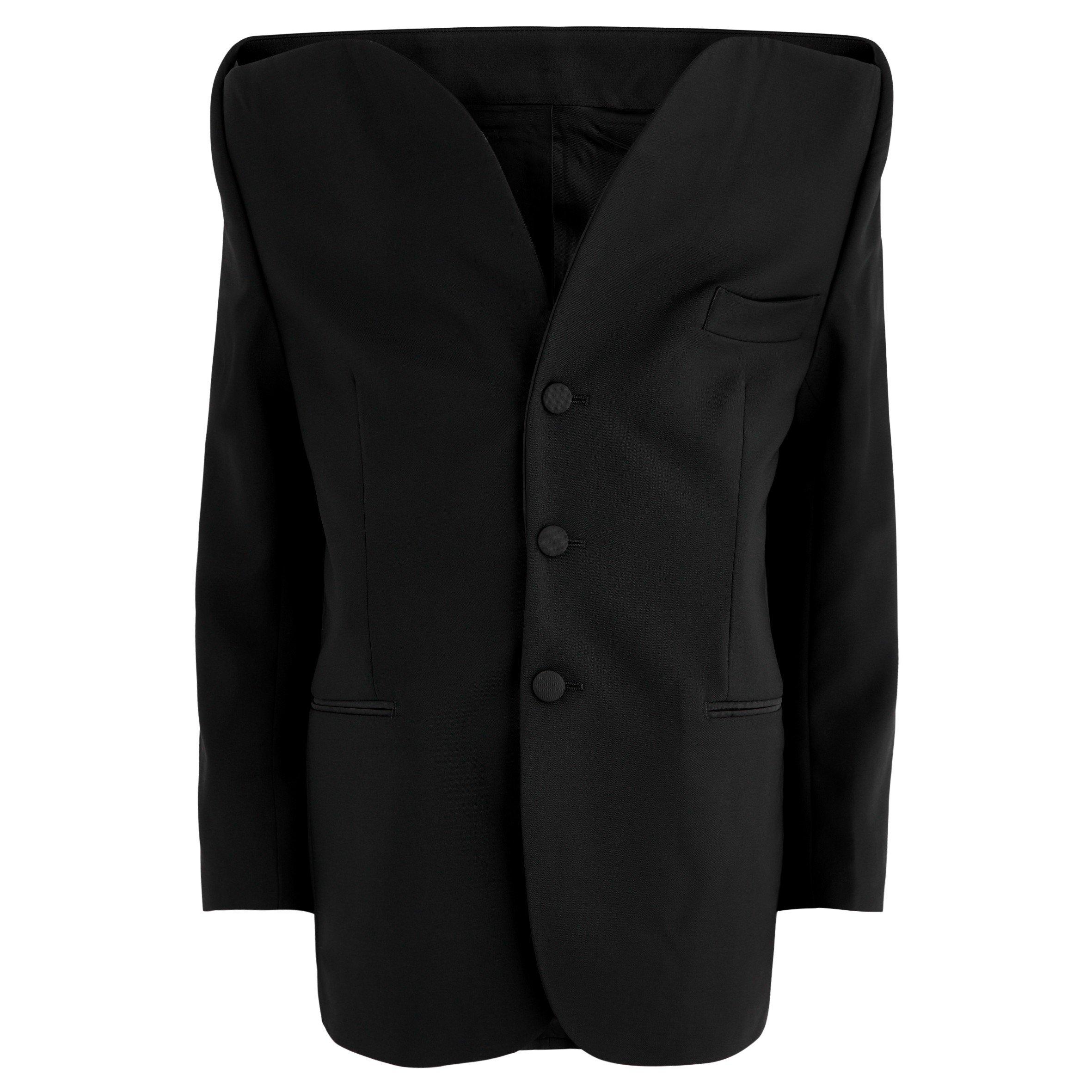 BLACK - BETTTER - MARELLA COLLARLESS BLAZER