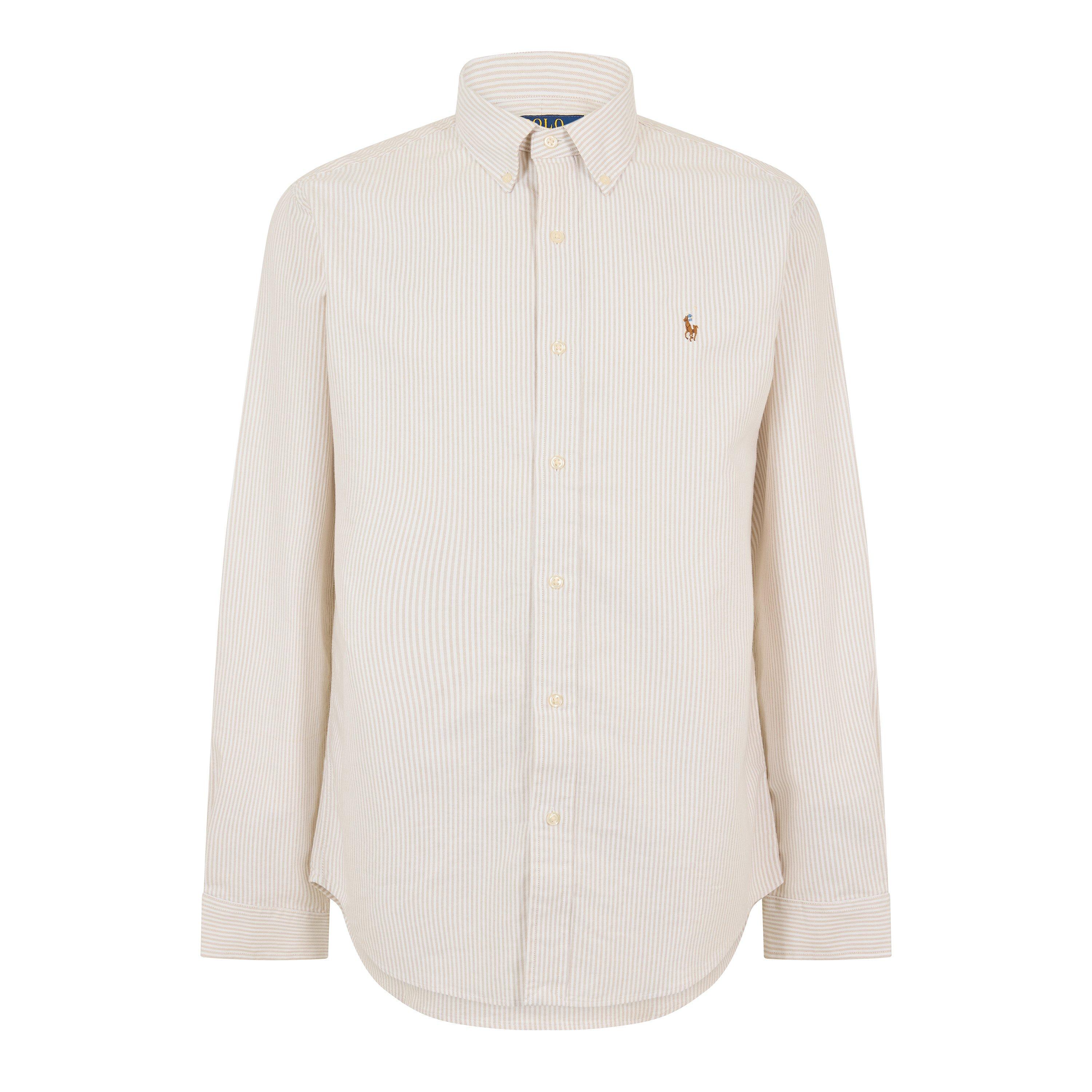 Polo Ralph Lauren Men's Slim Fit Striped Oxford Shirt