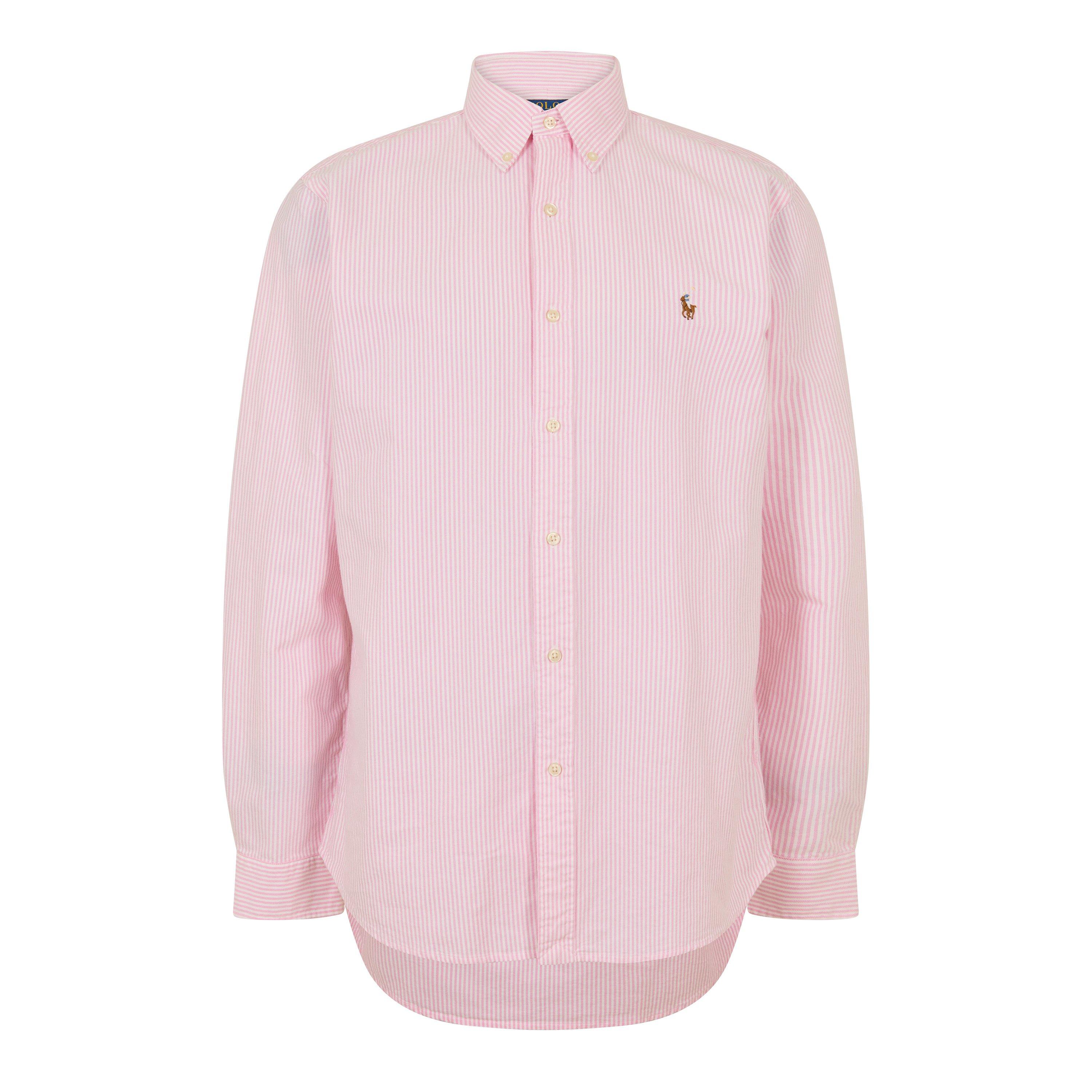 Men's Slim Fit Striped Oxford Shirt