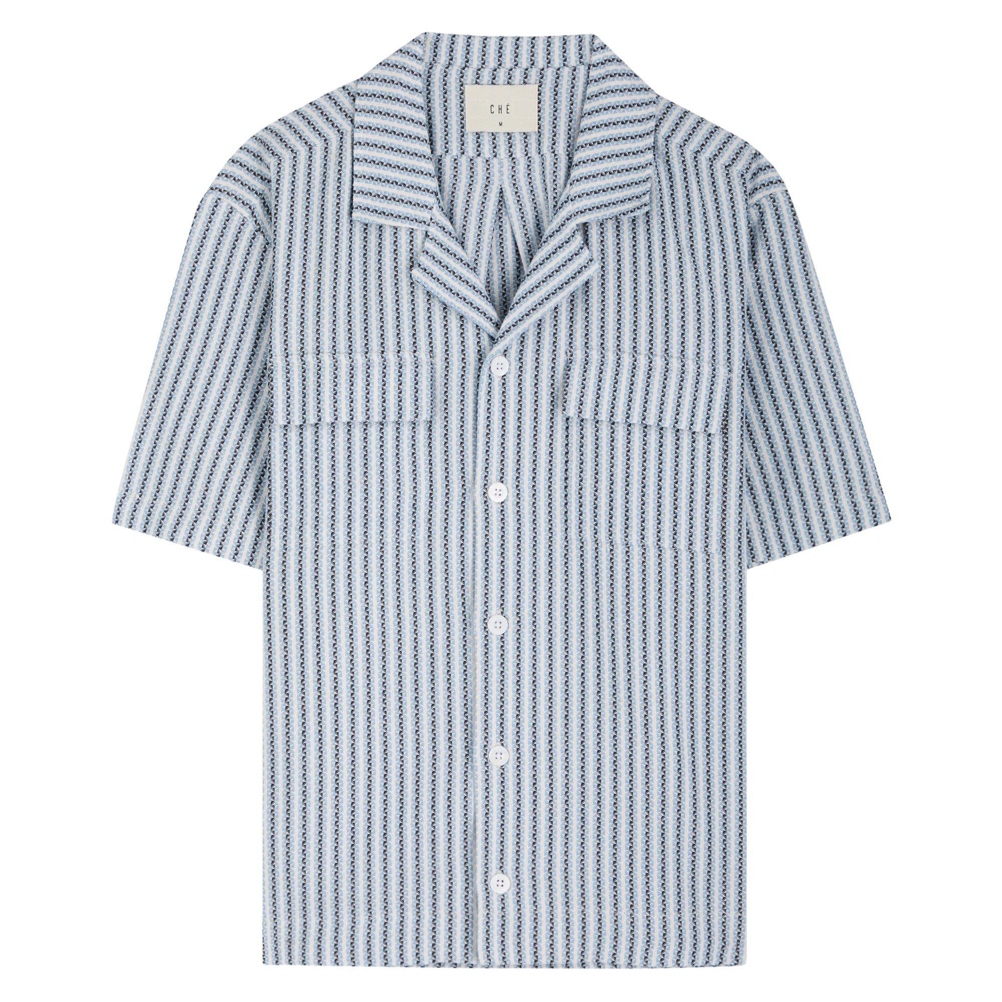 LIGHT BLUE - Che - CHE ABELARDO STRIPE SS SHIRT