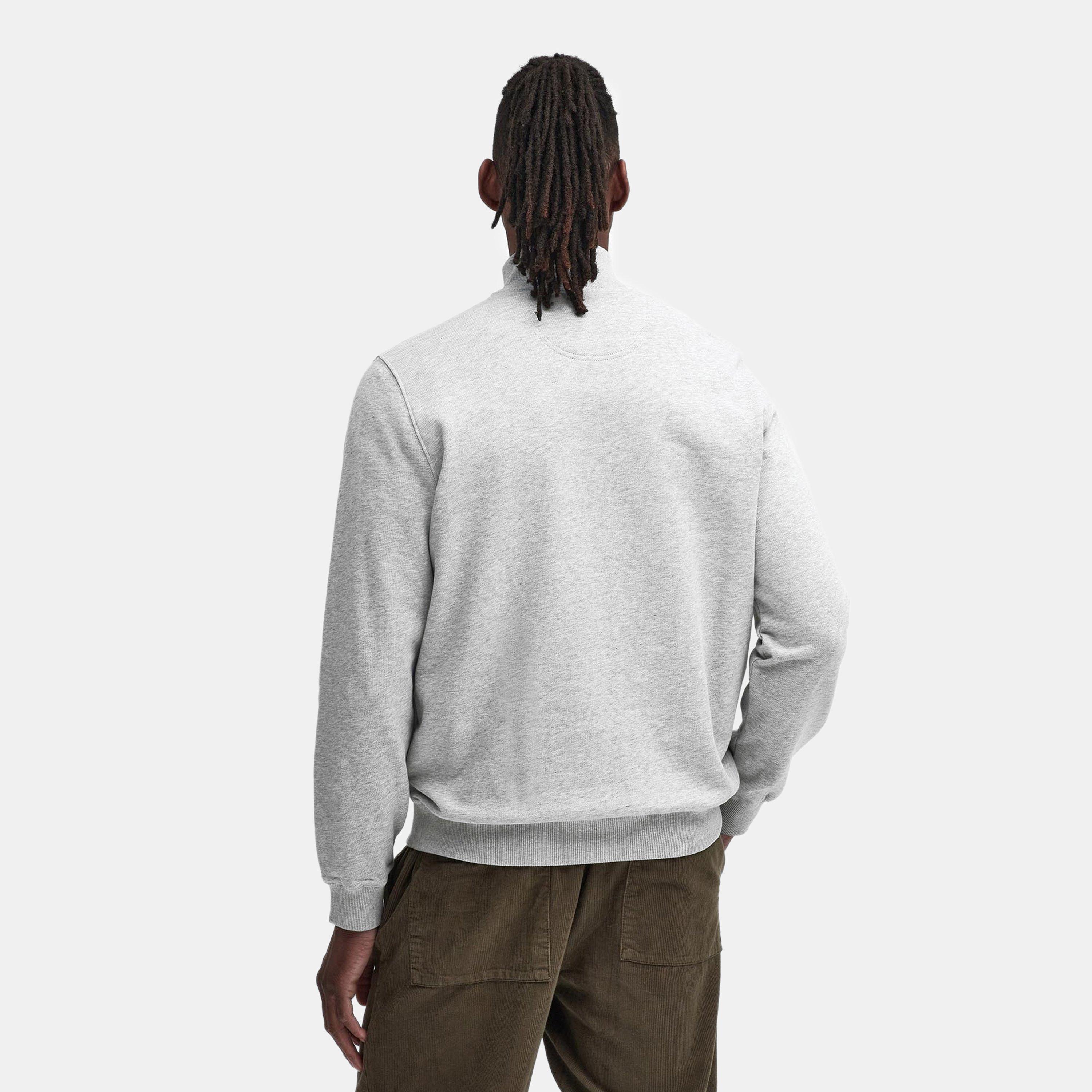 Grey Marl GY52 - Barbour - Beckhill Half-Zip Sweatshirt - 3