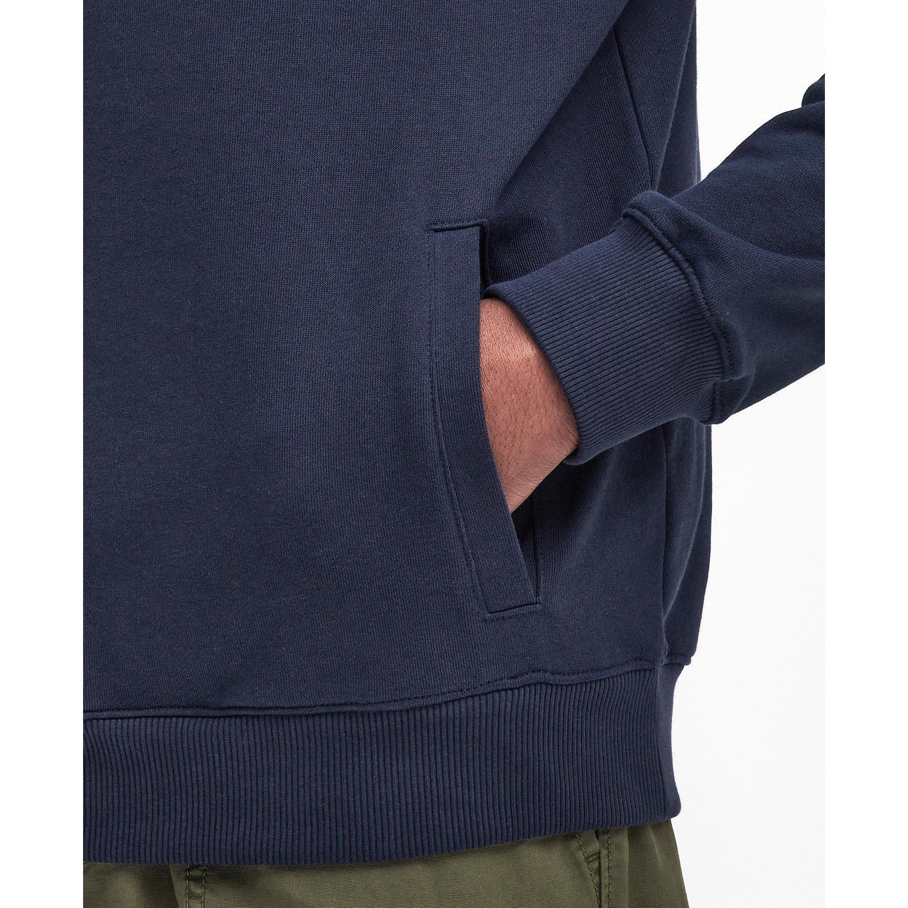 Navy NY91 - Barbour - Beckhill Half-Zip Sweatshirt - 4