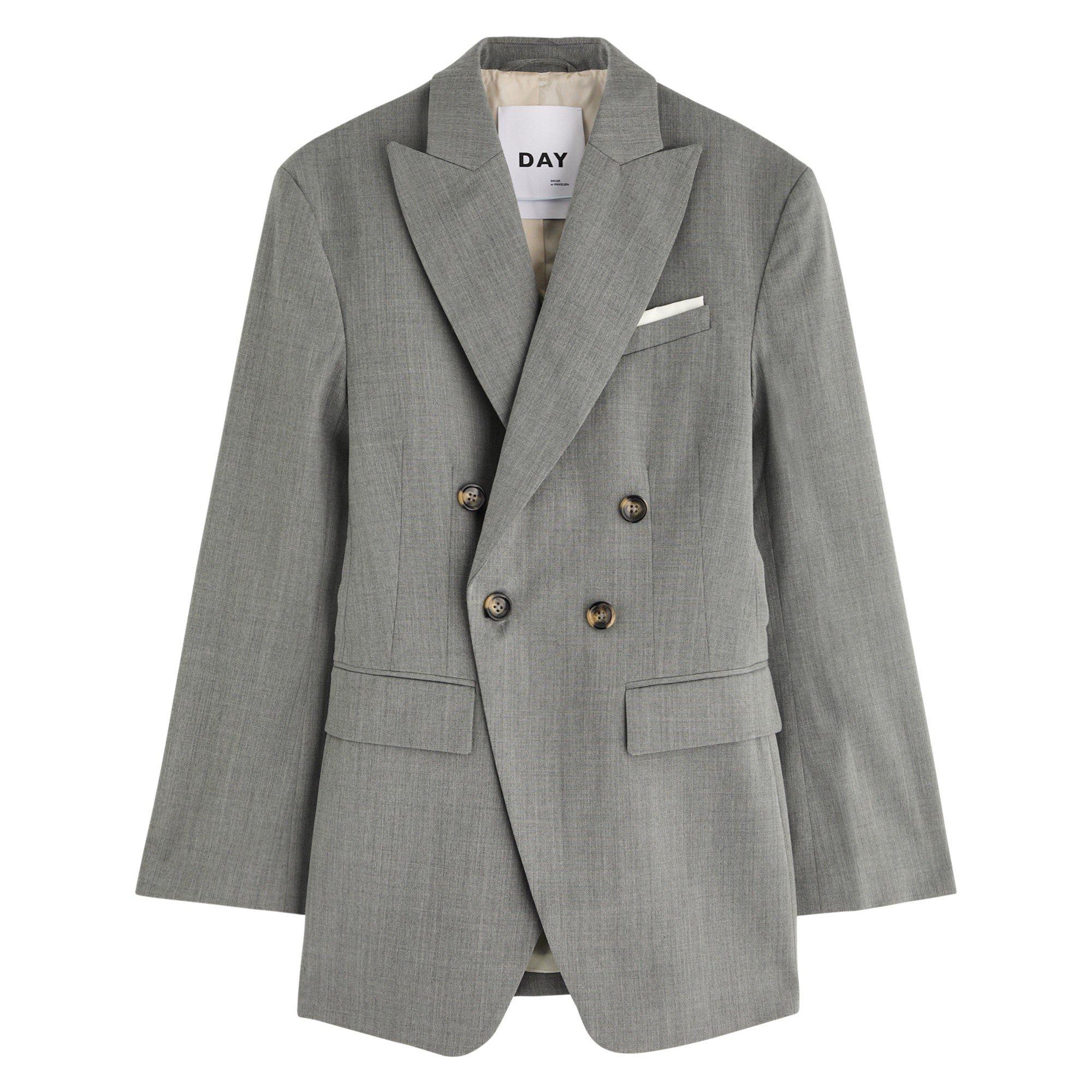 GREY - Day Birger Et Mikkelson - J ELENORA CLASSIC WOOL BLAZER
