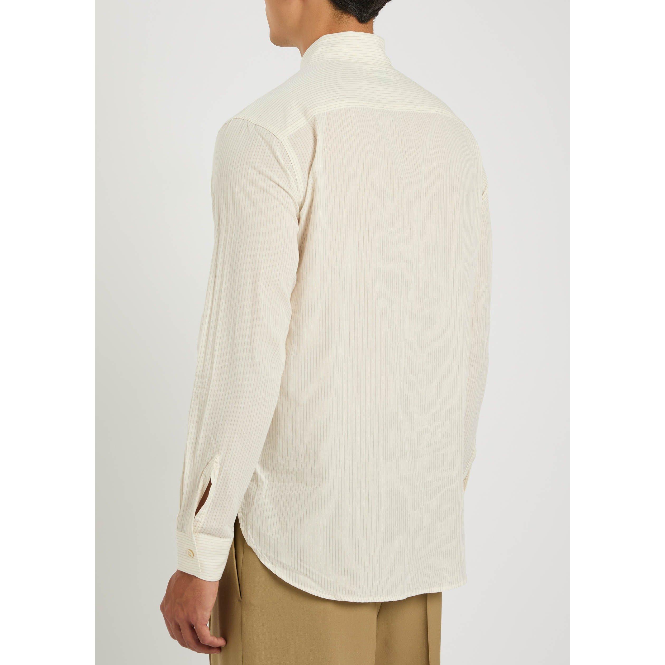 WHITE - Saint Laurent - YSL OVERSIZE SHIRT - 3