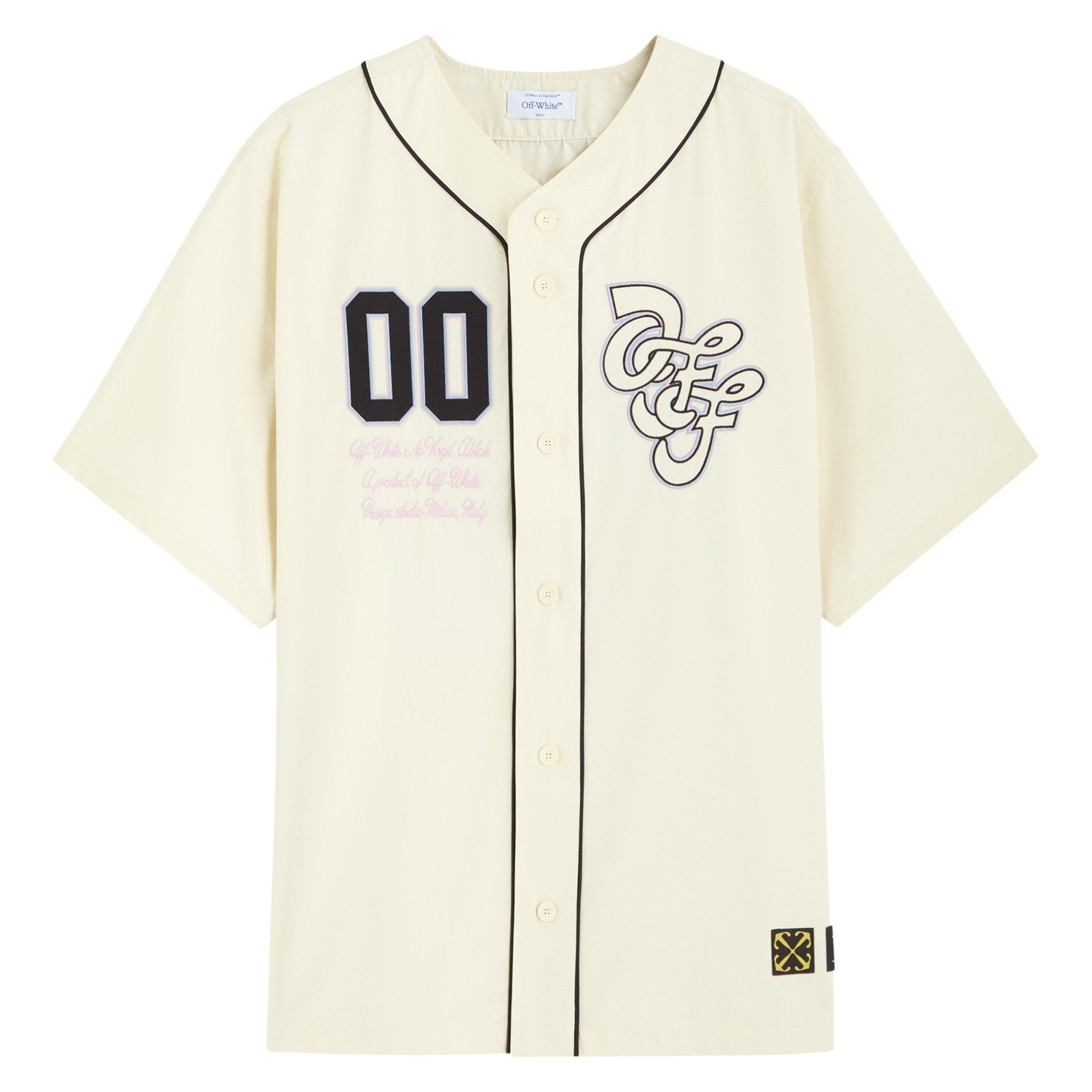 WHITE - Off White - 00 POPL BASEBALL SHIRT WHITE A