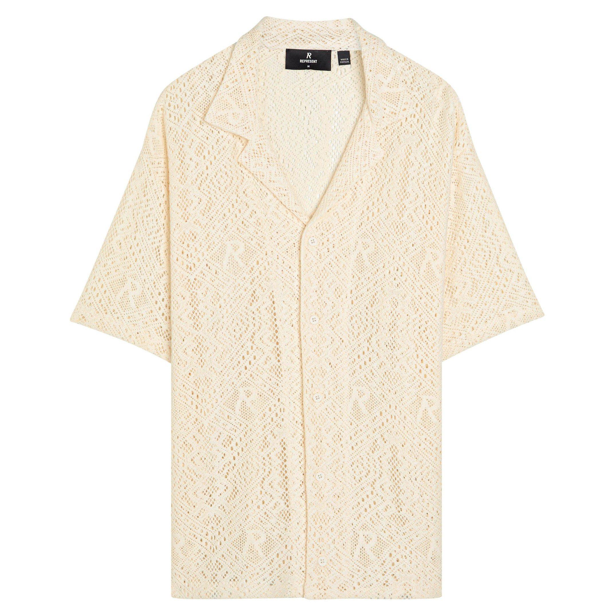 OFF WHITE - Represent - ALL OVER CROCHET SHIRT