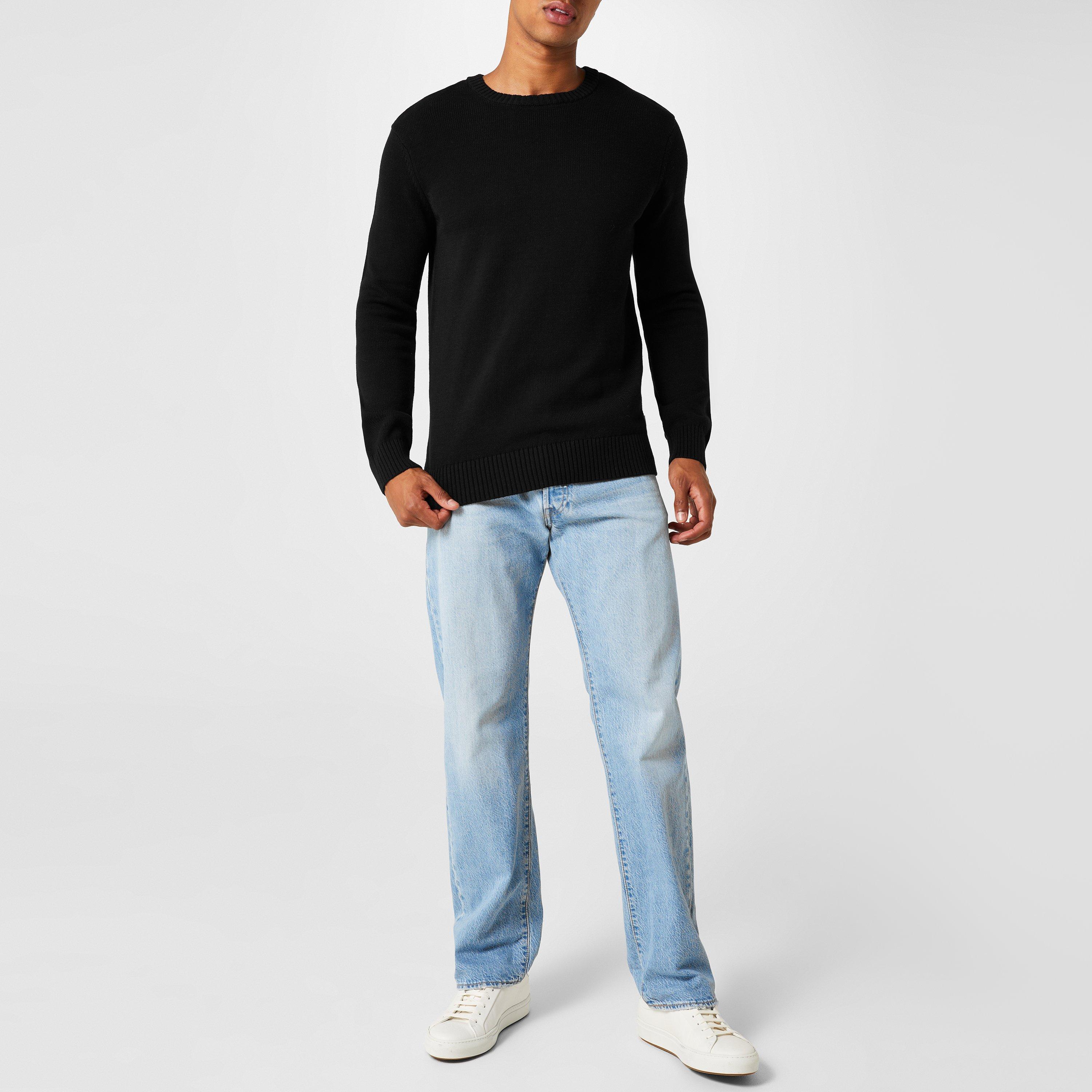 Zwart - Firetrap - Galaxade Knit Jumper Mens - 2