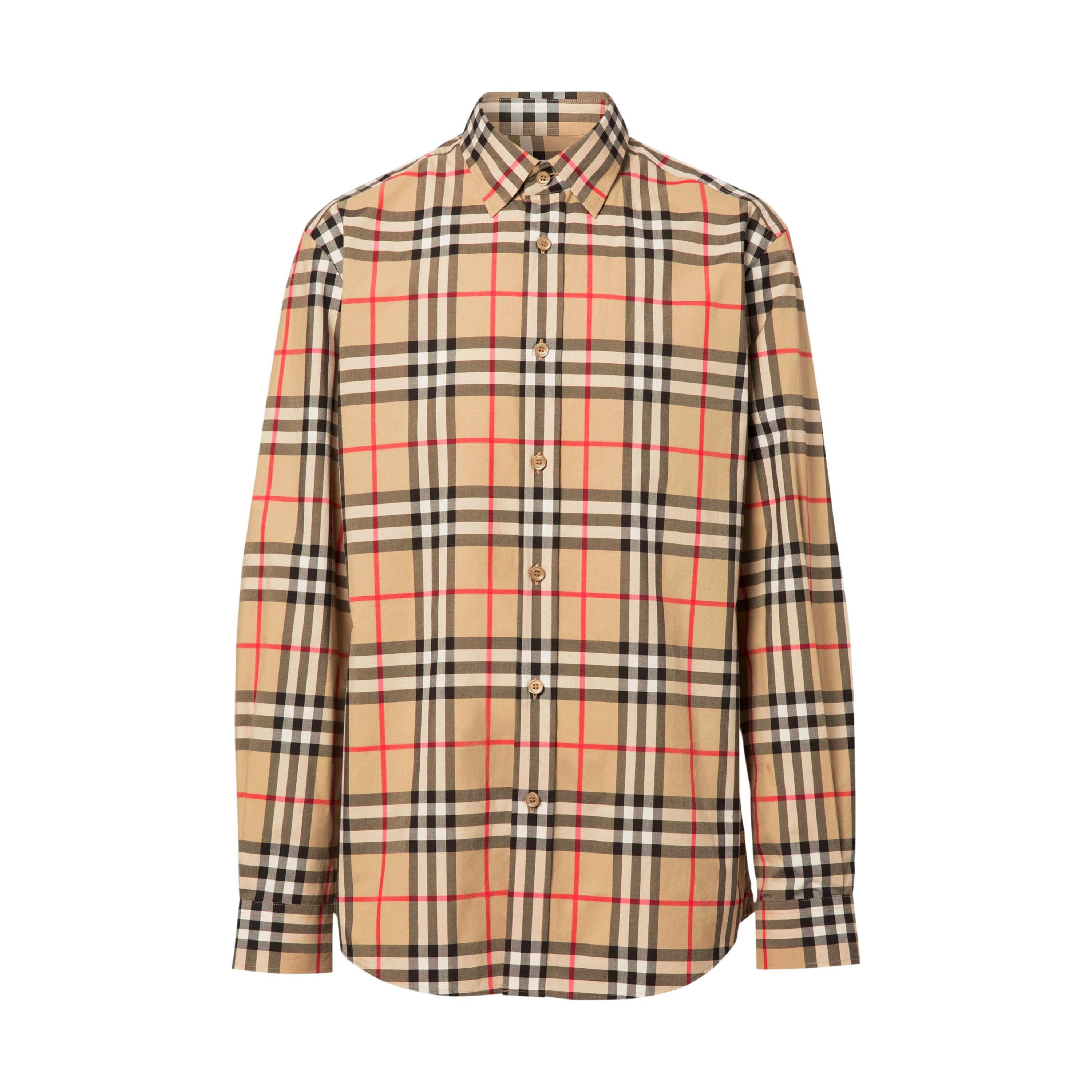 Arc Beige A7028 - Burberry - Caxton Check Shirt - 5