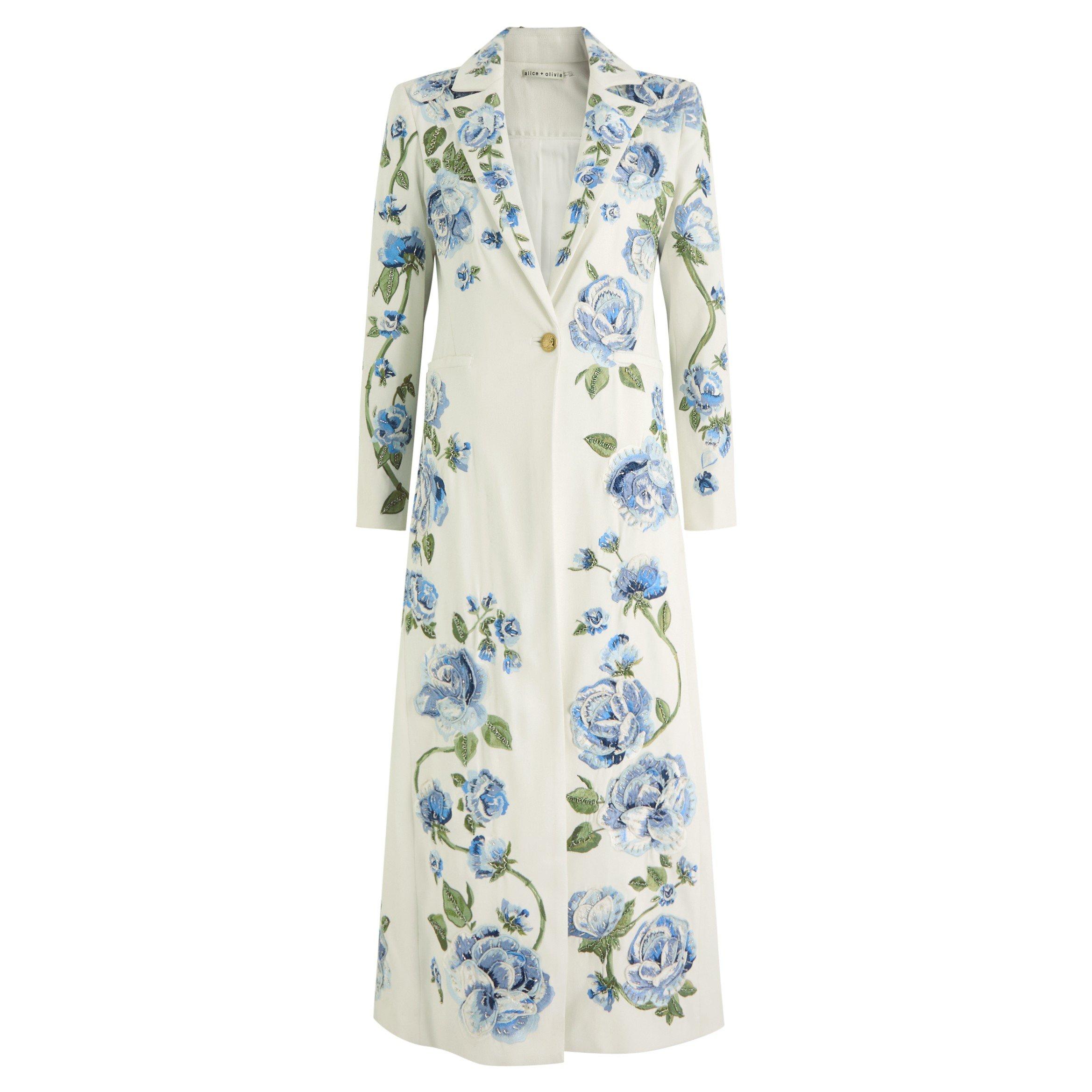 WHITE AND OTHER - Alice And Olivia - J MACEY EMBELL NTCH CLR BLAZER