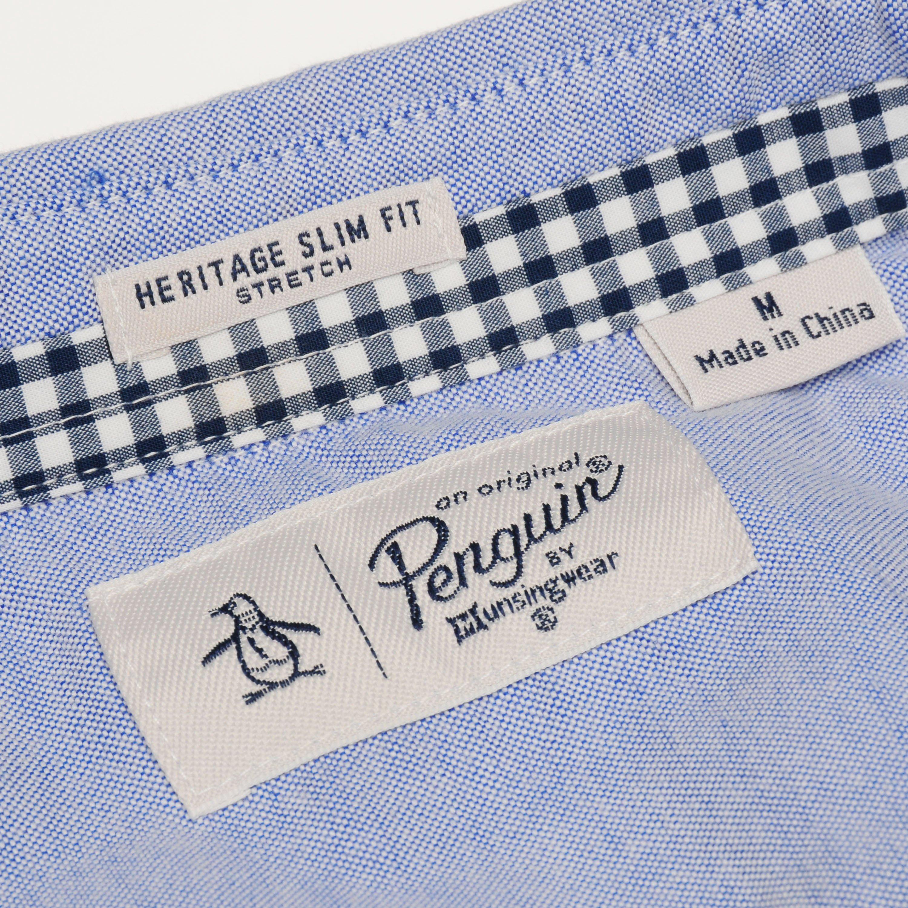 Blå 424 - Original Penguin - Ecovero Oxford Shirt - 3