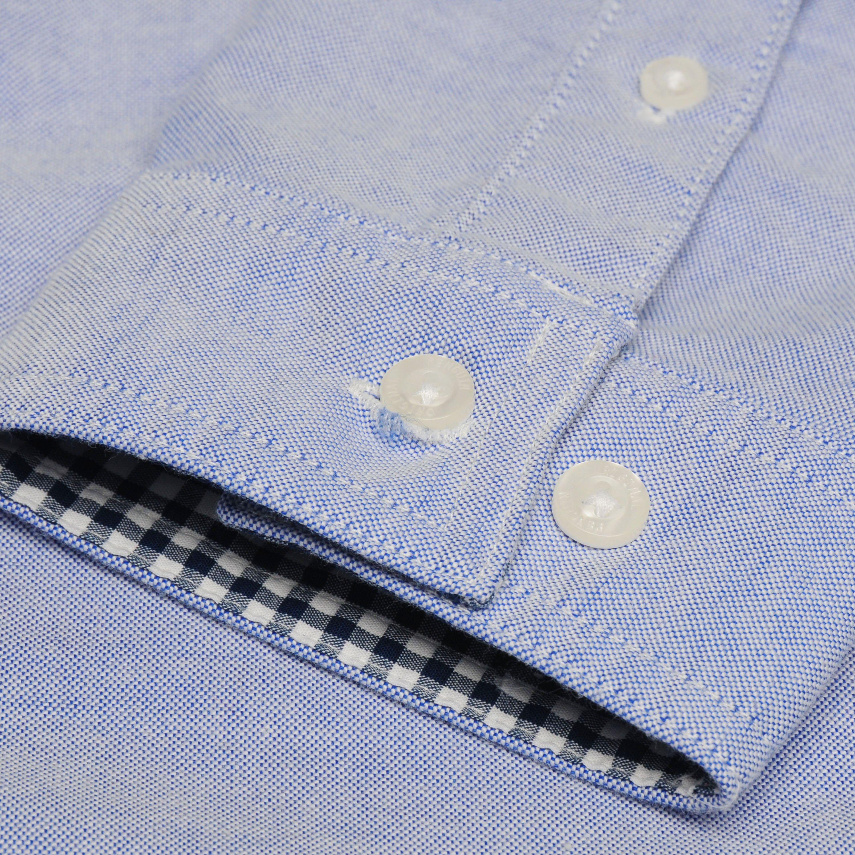 Blå 424 - Original Penguin - Ecovero Oxford Shirt - 6