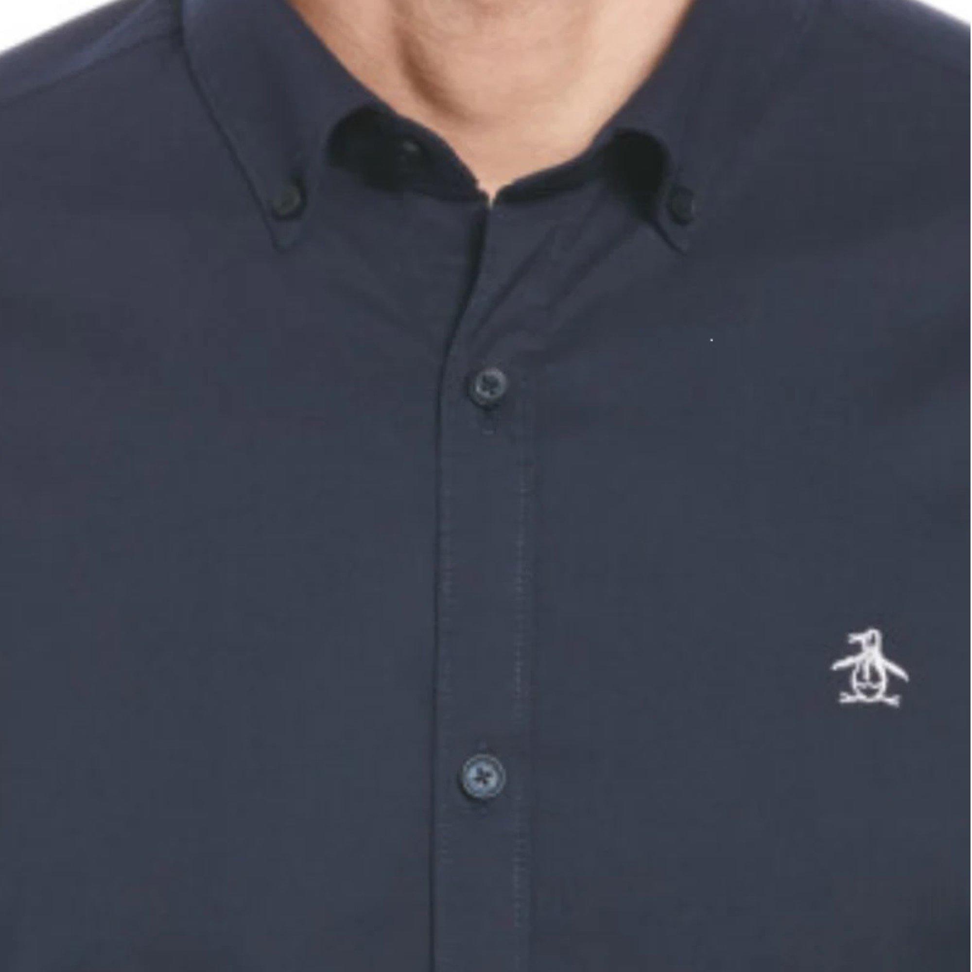 Dark Sapphire - Original Penguin - Ecovero Oxford Shirt - 2