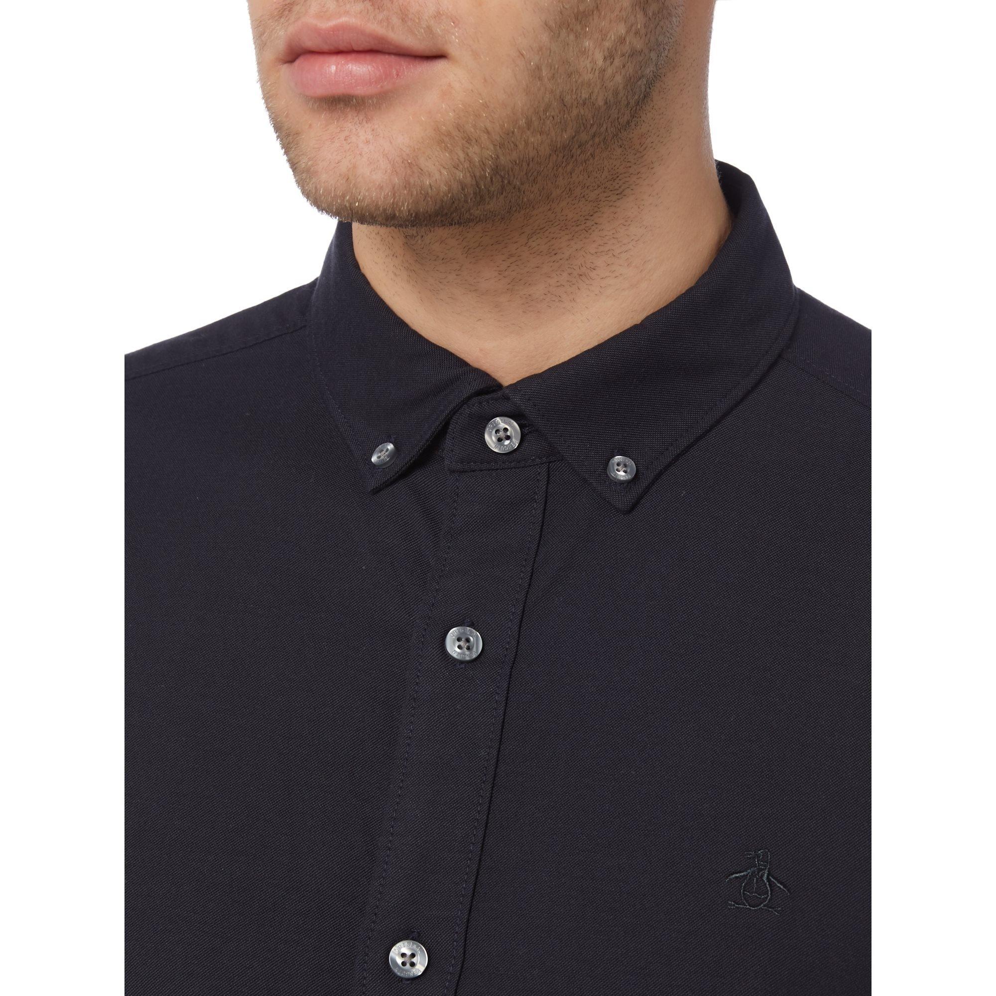 Marine 413 - Original Penguin - Ecovero Oxford Shirt - 4