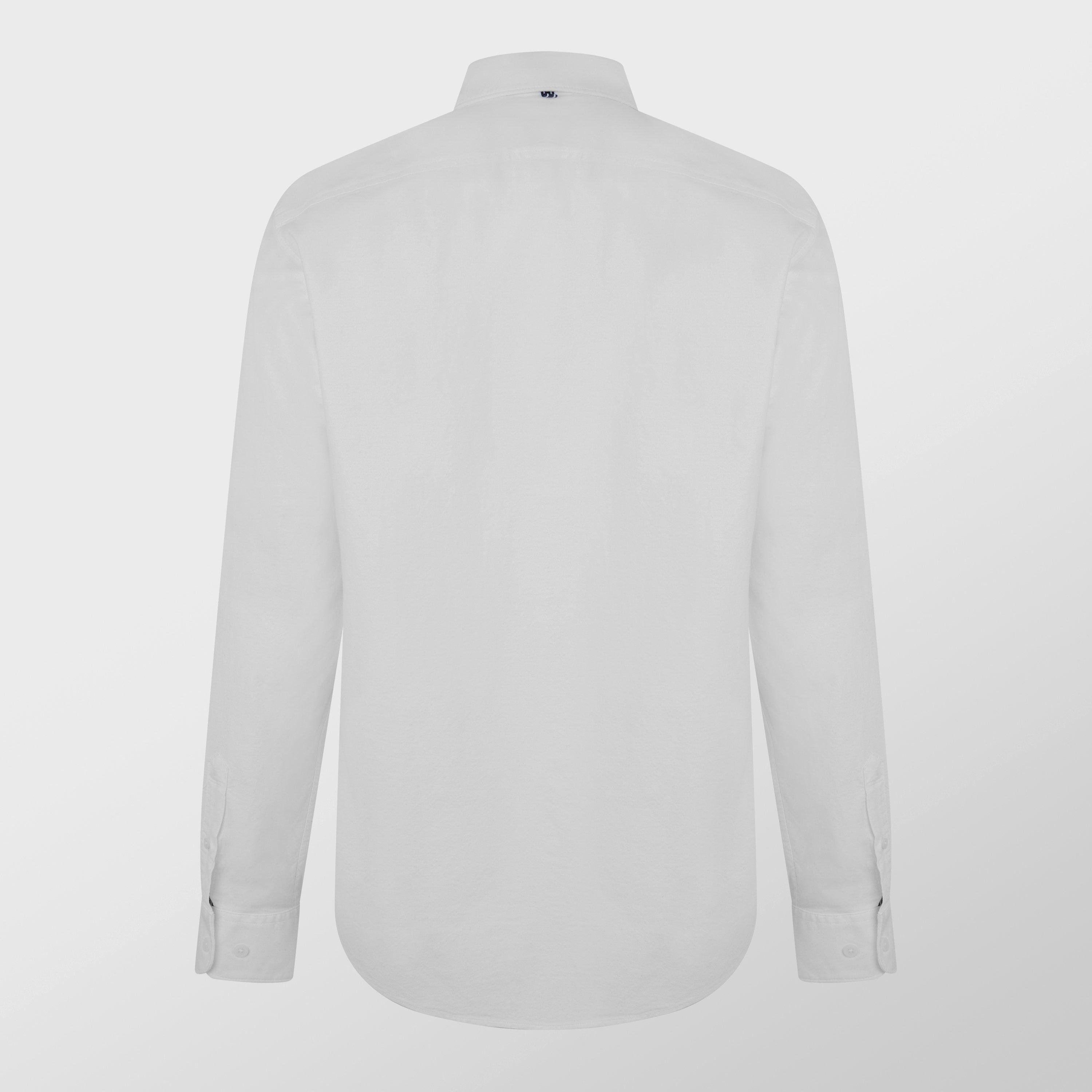 Bright White - Original Penguin - Ecovero Oxford Shirt - 2