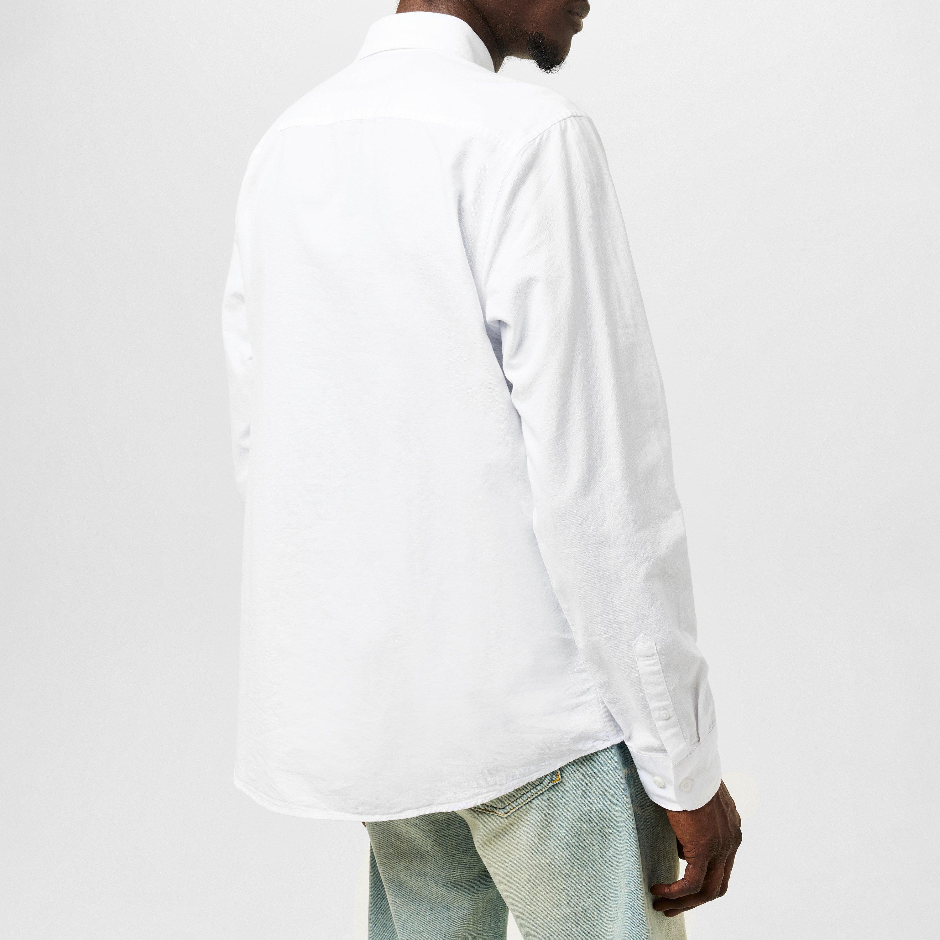 Bright White - Original Penguin - Ecovero Oxford Shirt - 3