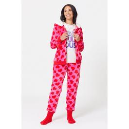 Be You Fabulous Fab yule ous Fleece Lounge Set with Socks