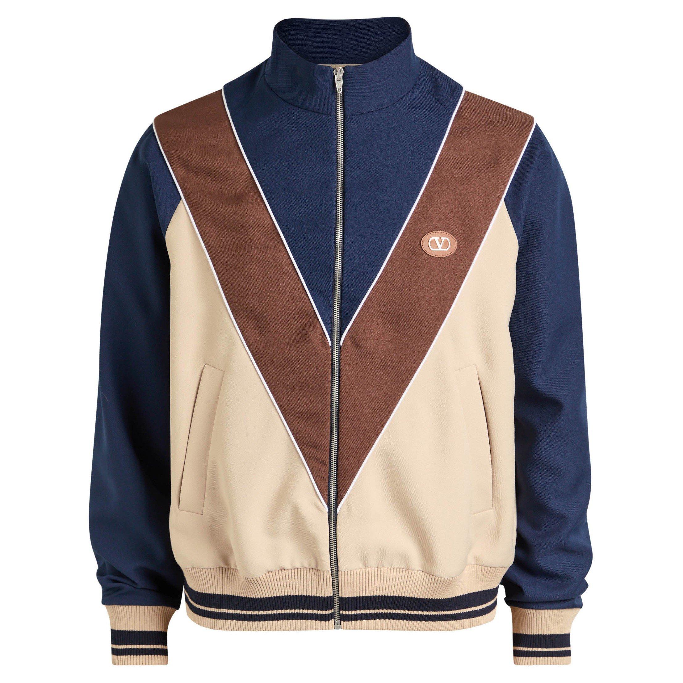 MULTICOLOURED 1 - Valentino - Men's V-Logo Cotton Oversized-Fit Tracksuit Top