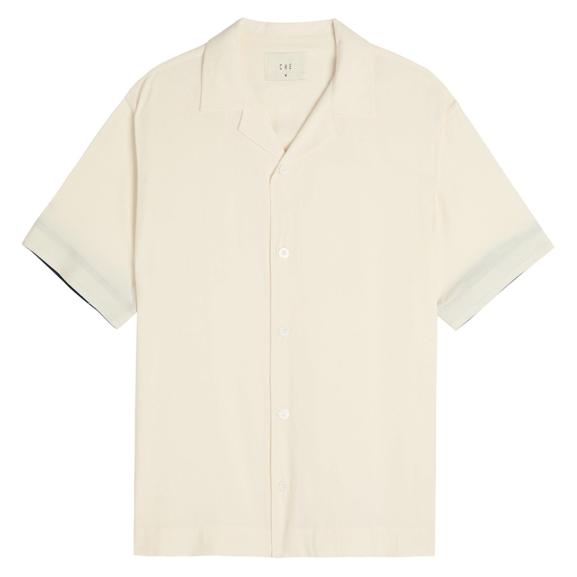 IVORY - Che - Men's Valbonne Short-Sleeve Viscose Shirt