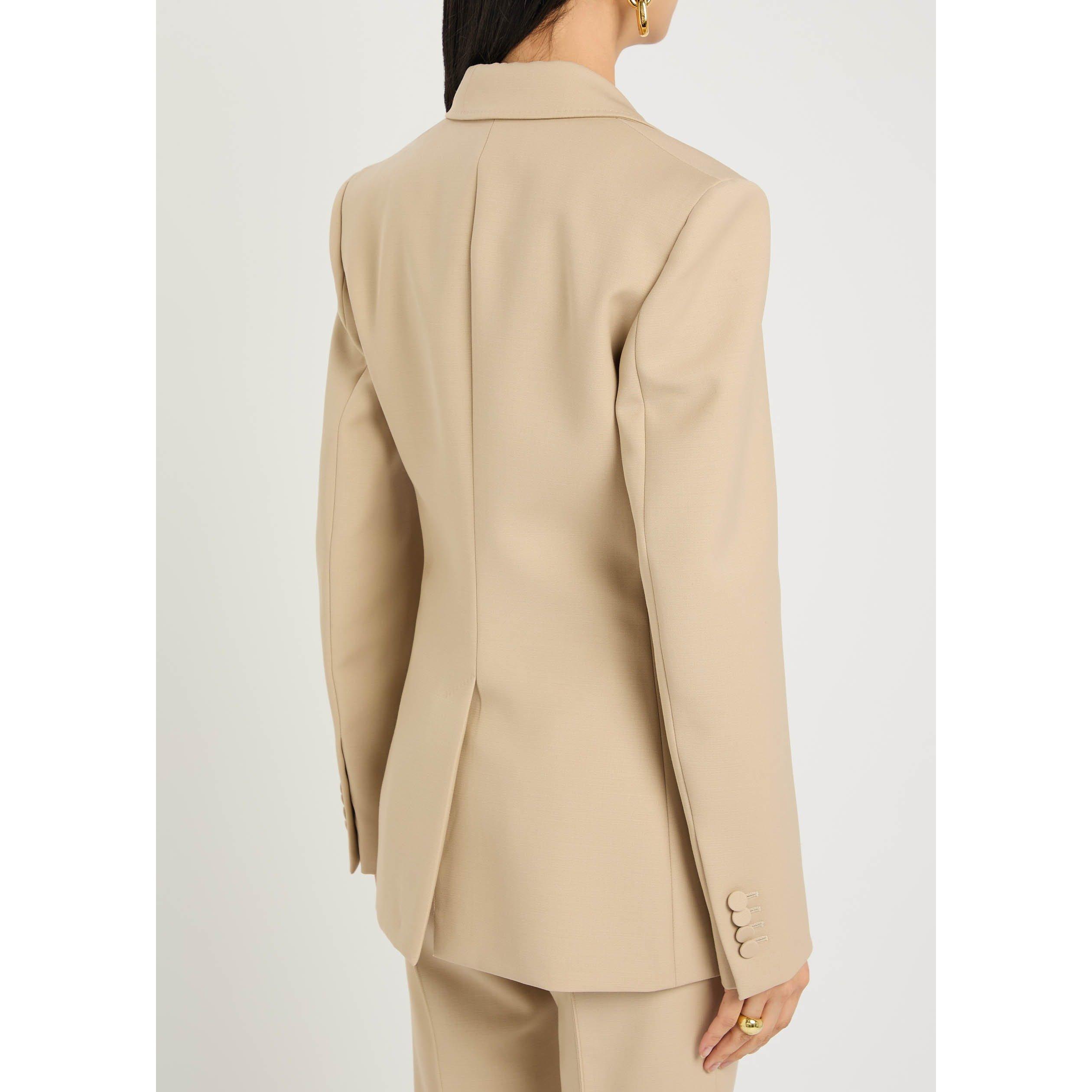 KHAKI - Gabriela Hearst - Women's Leiva Wool Blazer - 3