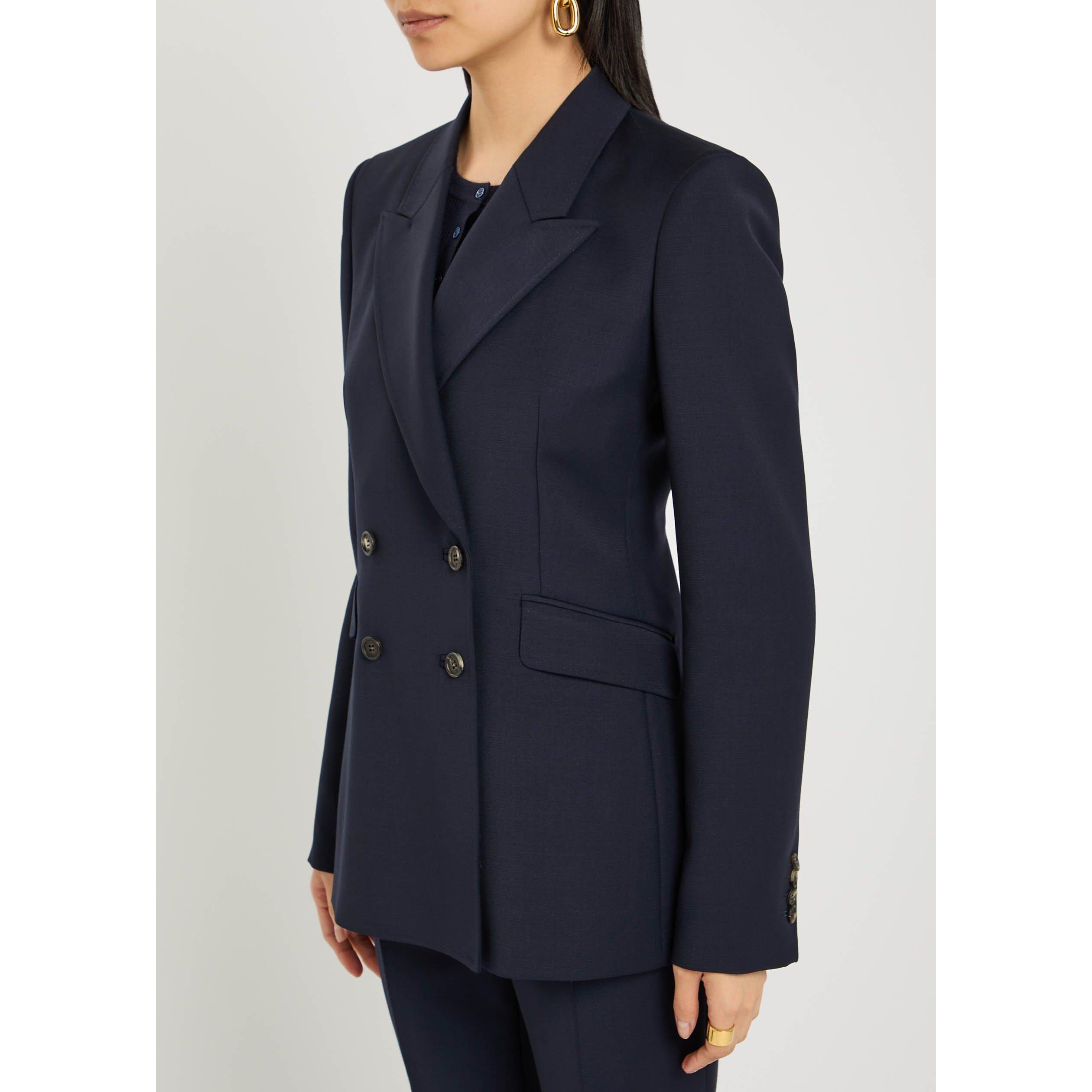 NAVY - Gabriela Hearst - Women's Stephanie Wool Blazer - 2