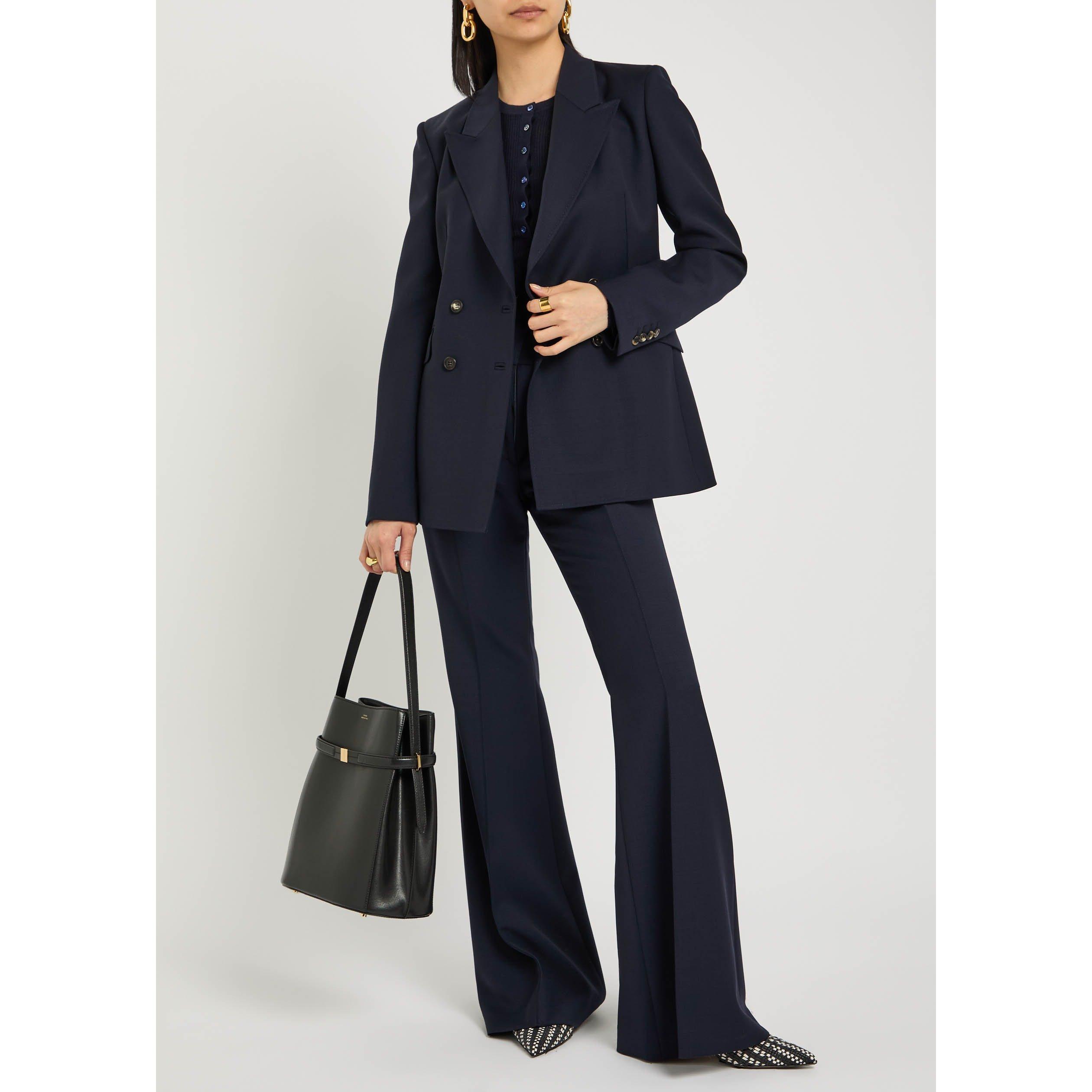 NAVY - Gabriela Hearst - Women's Stephanie Wool Blazer - 5
