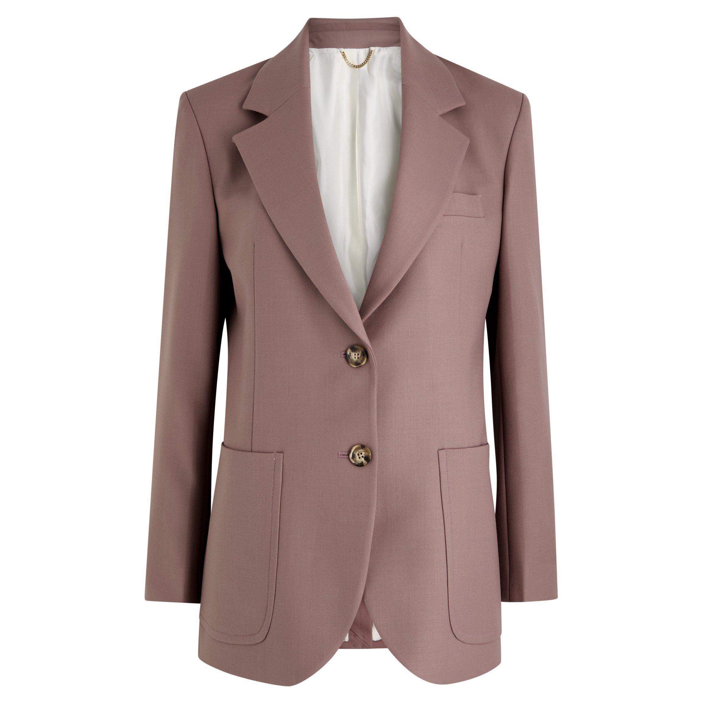 MAUVE - Victoria Beckham - PATCH POCKET JACKET
