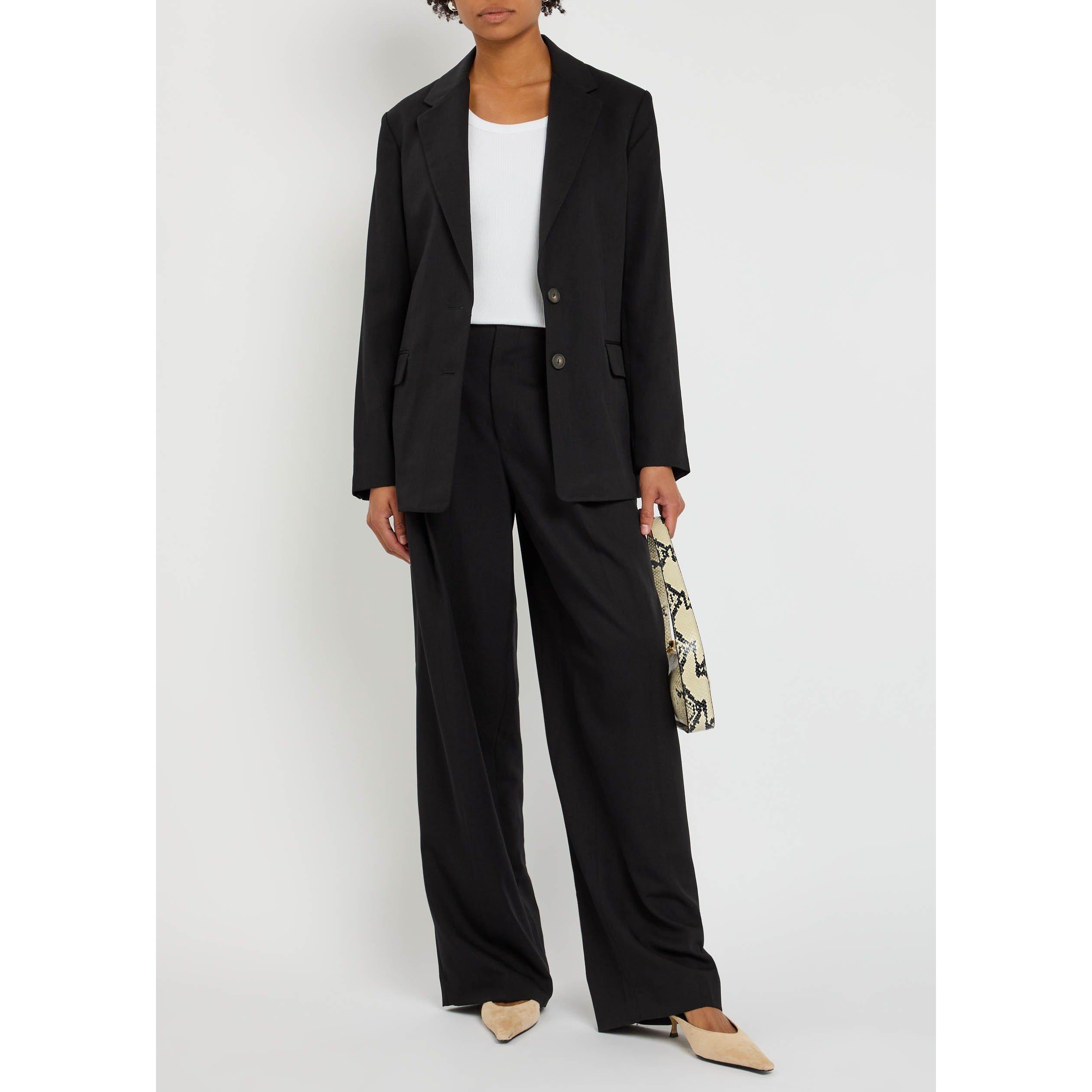BLACK - Vince - J OVERSIZED BLAZER - 5