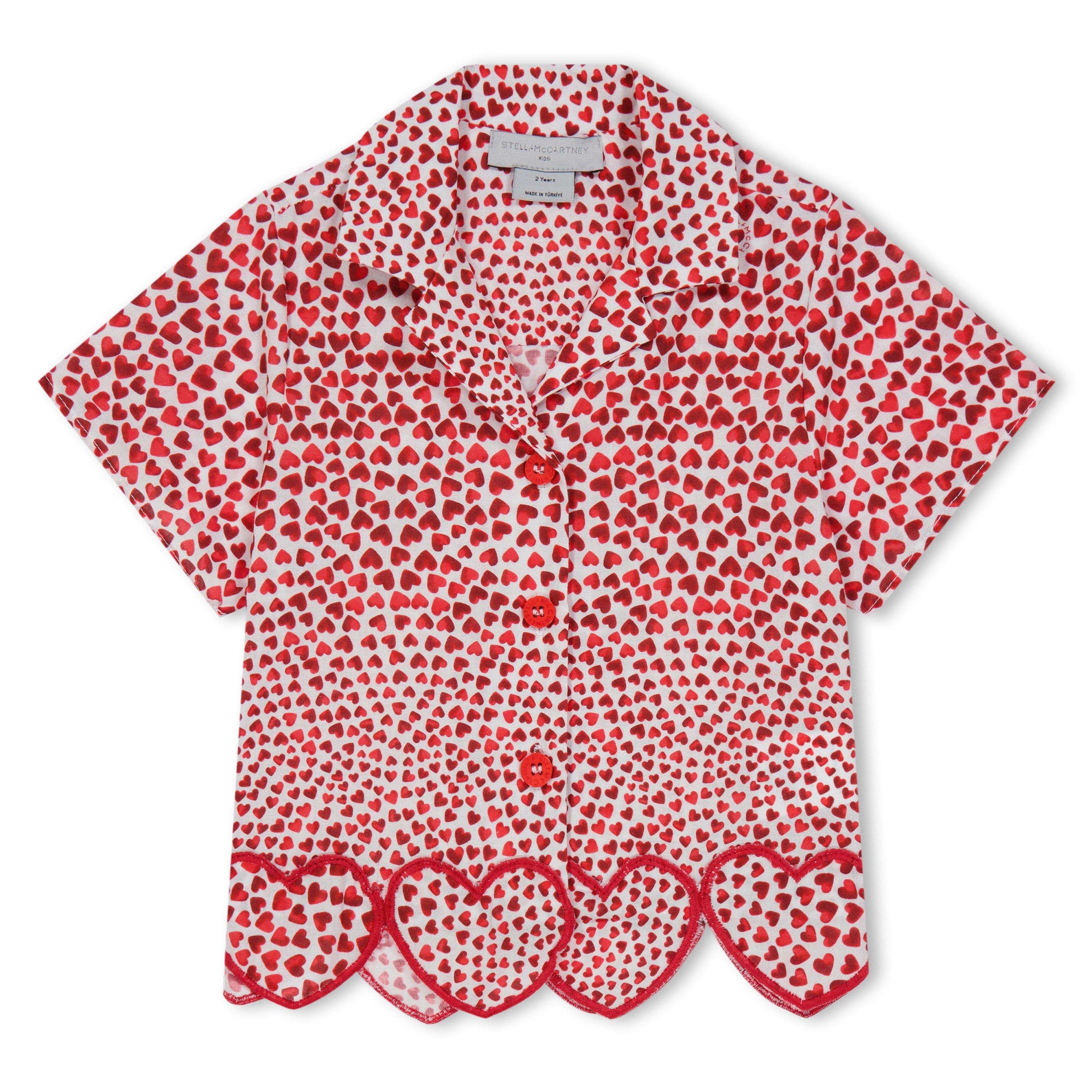 Ivry/Red 101RO - Stella McCartney - Kids' Short-Sleeve Patterned Shirt - 1
