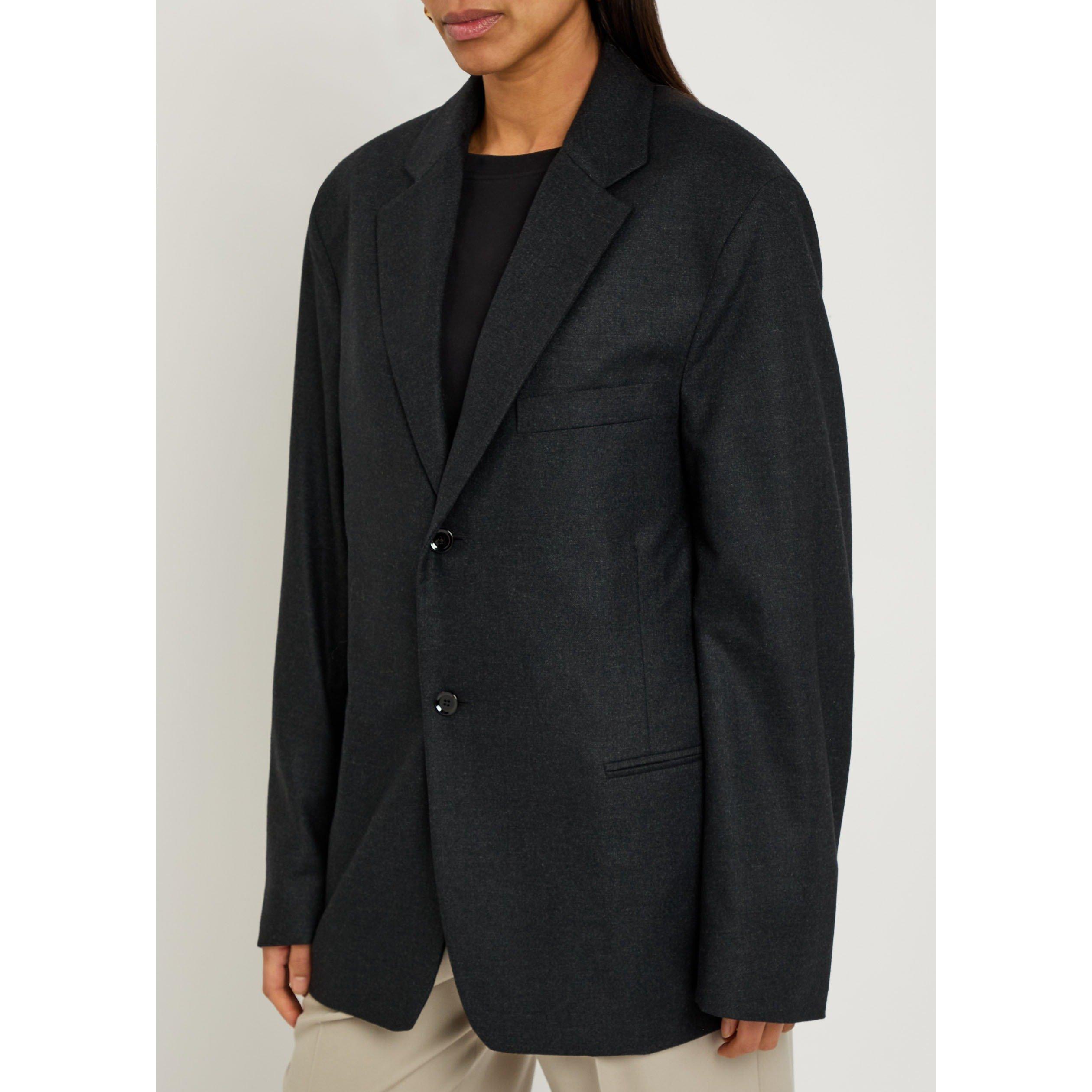 ANTHRACITE - Lemaire - Women's Soft SB Cashmere Blazer - 2