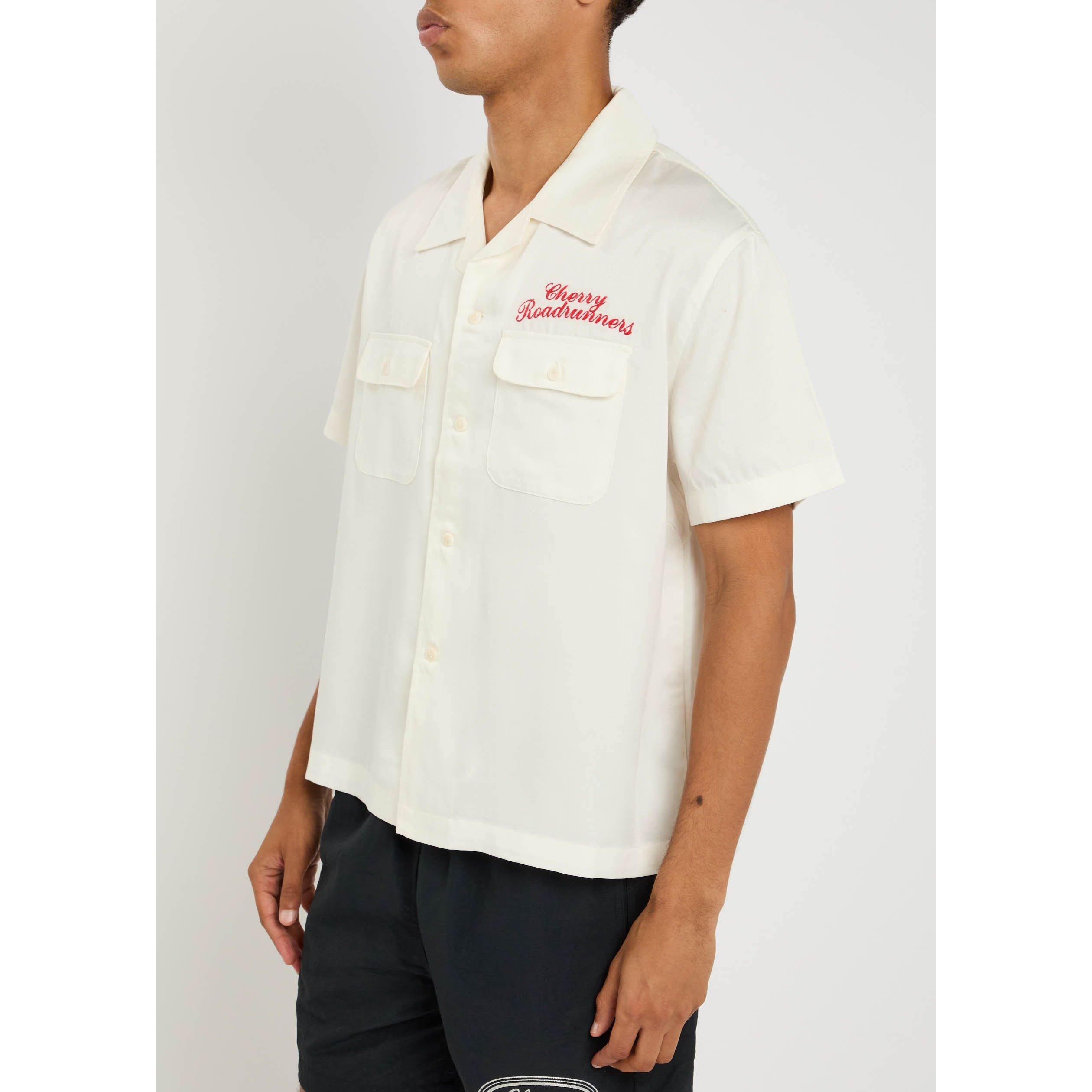 WHITE - Cherry LA - CH ROADRUNNER BOWLING SHIRT - 2