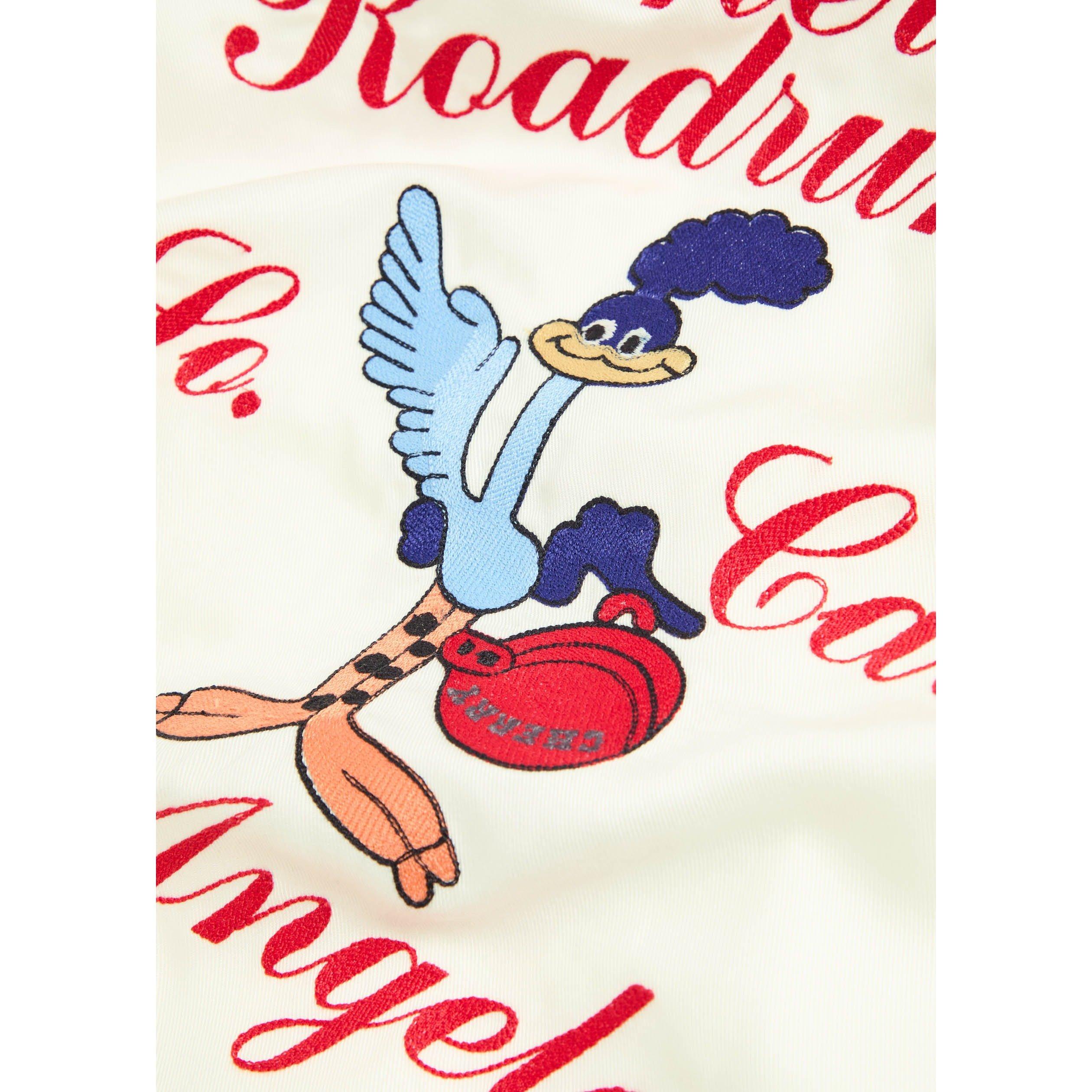 WHITE - Cherry LA - CH ROADRUNNER BOWLING SHIRT - 4