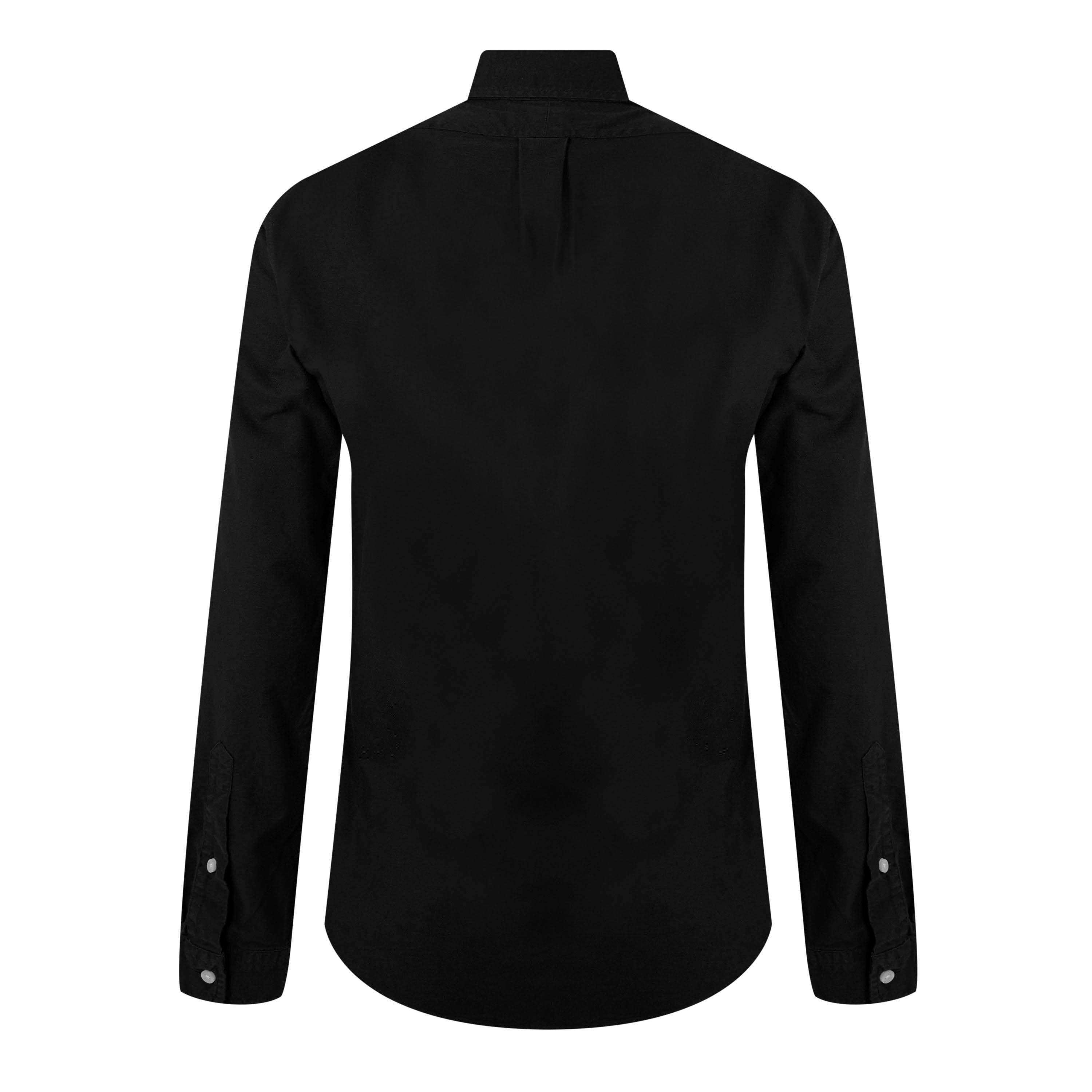 Polo Black - Polo Ralph Lauren - Men's Slim Fit Button-Down Plain Shirt - 2